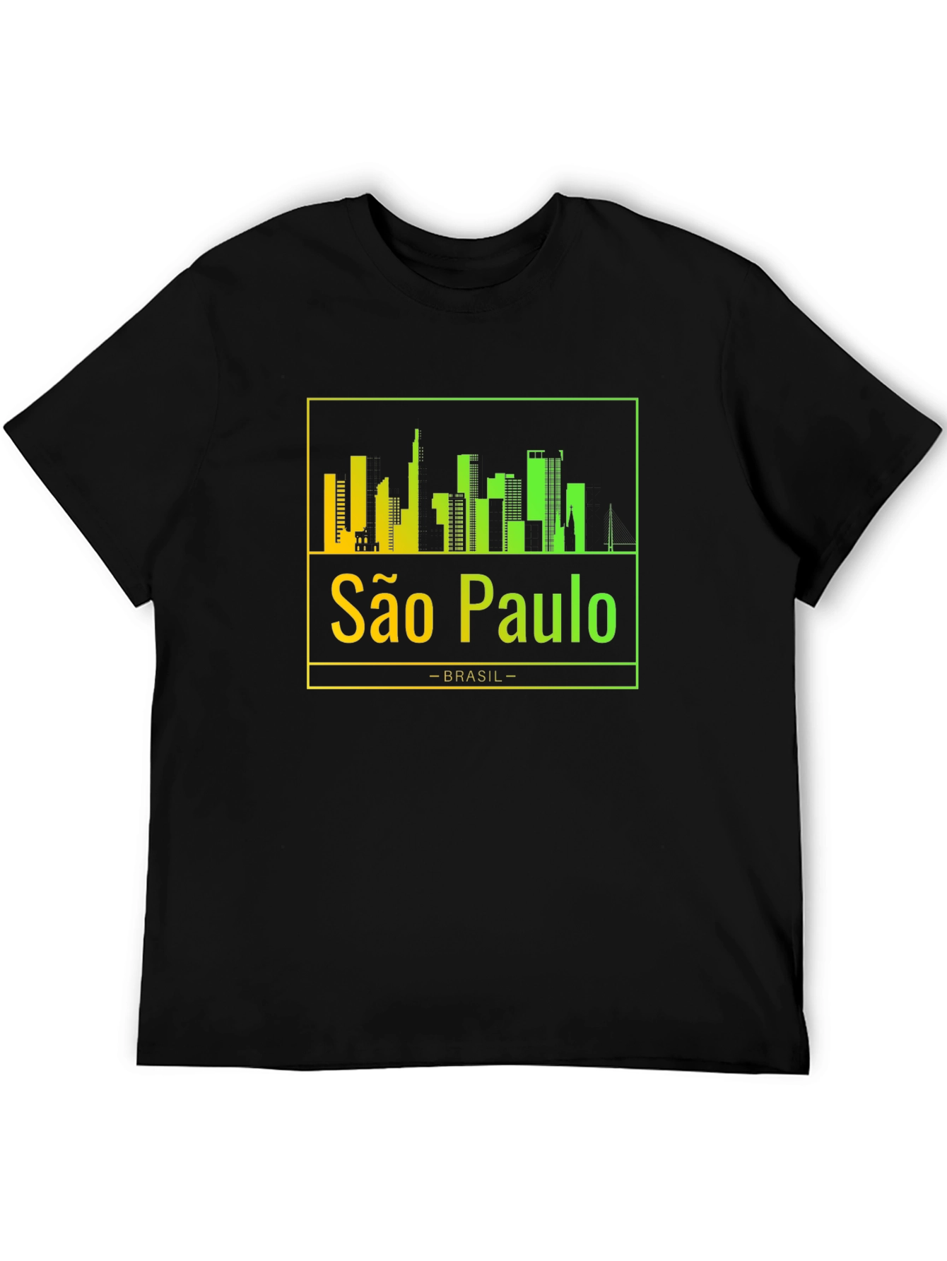 São Paulo Skyline T-Shirt - Brazil Cityscape Tee