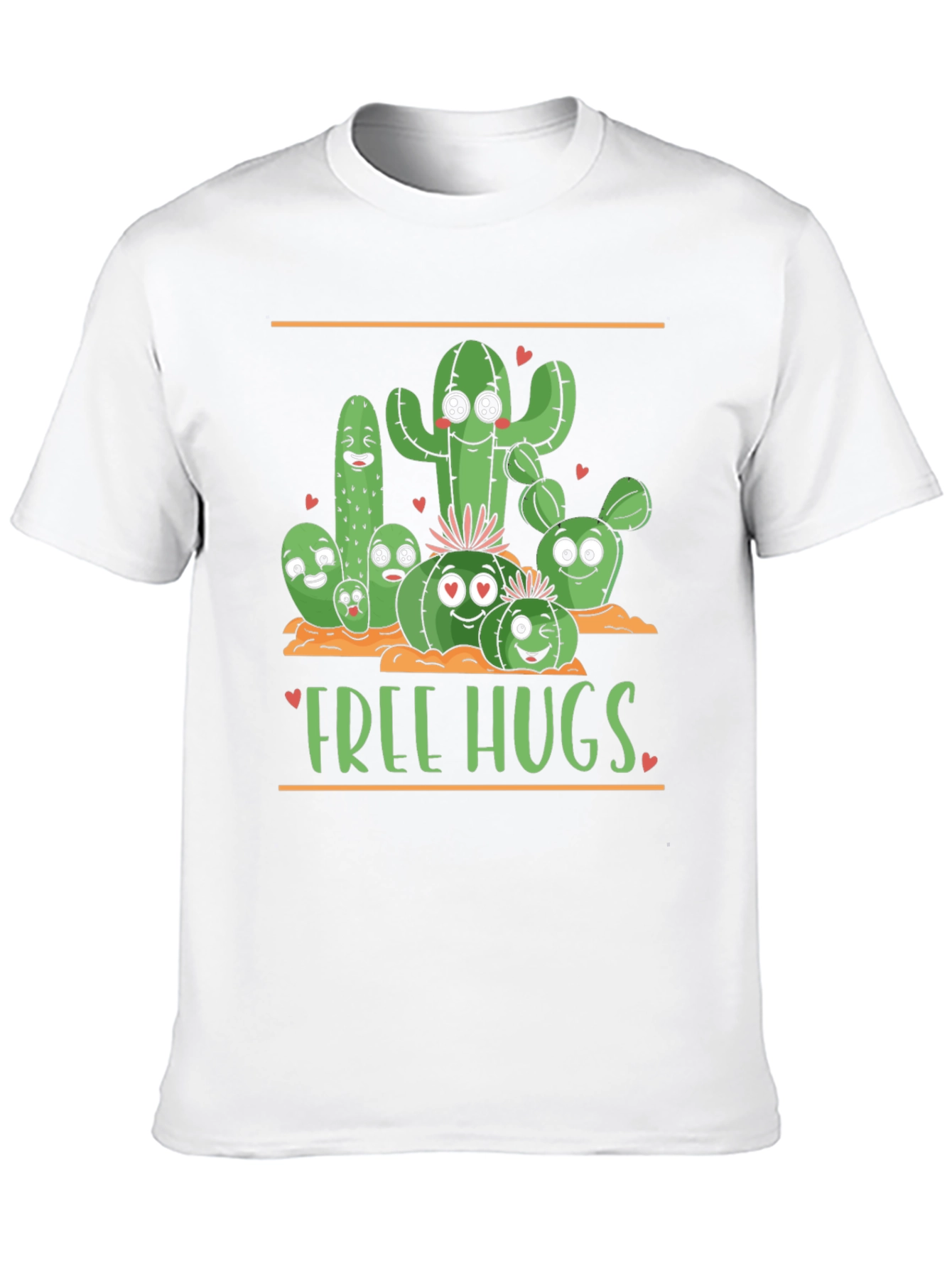 Cactus Free Hugs Graphic T-Shirt