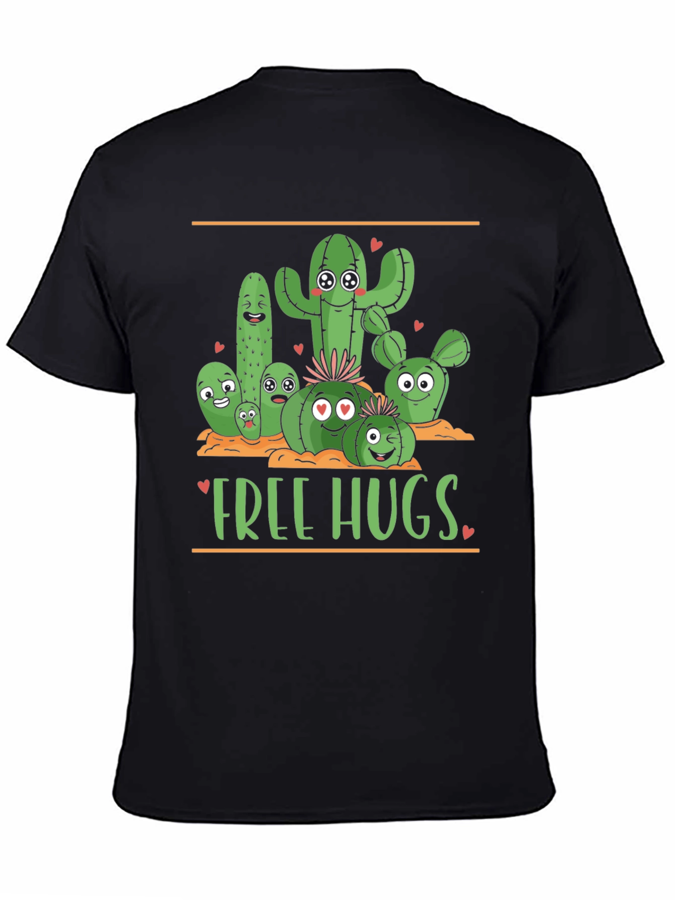 Cactus Free Hugs Graphic T-Shirt