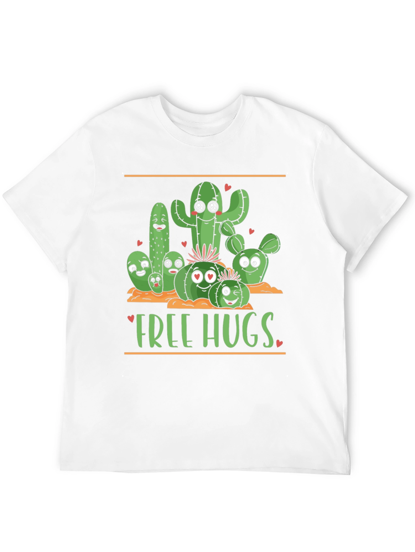 Cactus Free Hugs Graphic T-Shirt