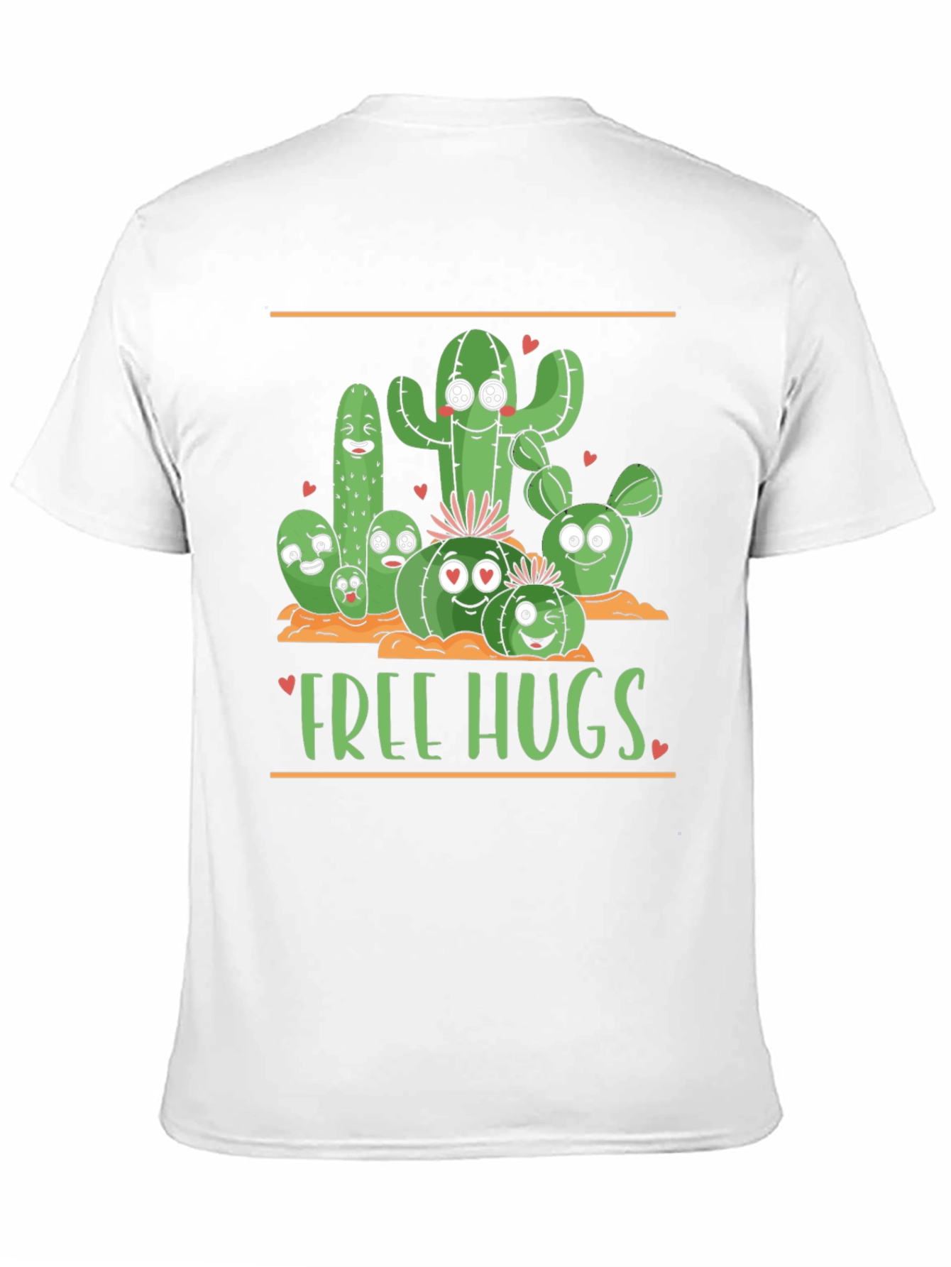 Cactus Free Hugs Graphic T-Shirt