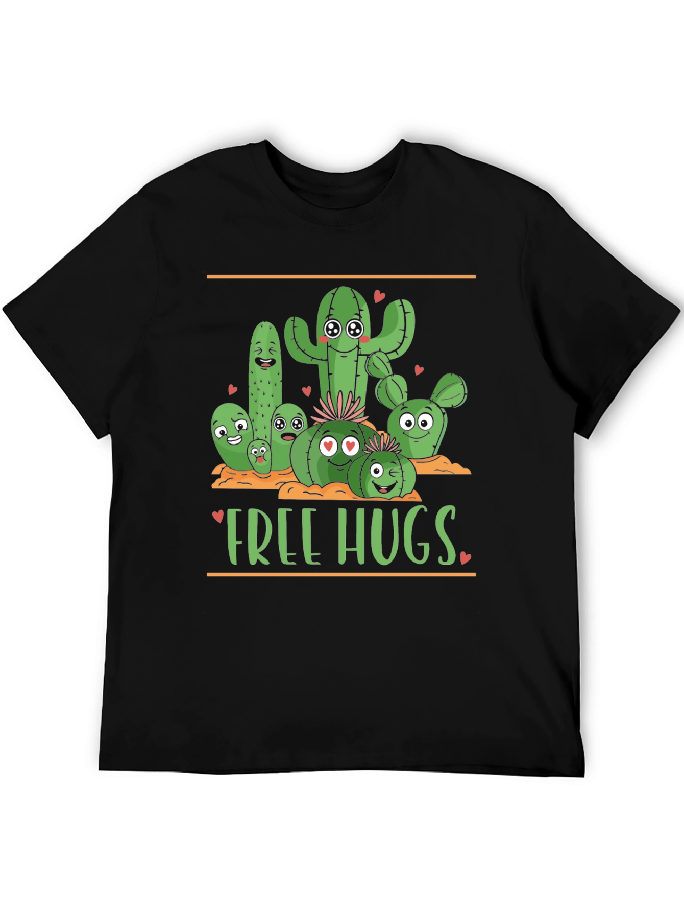 Cactus Free Hugs Graphic T-Shirt