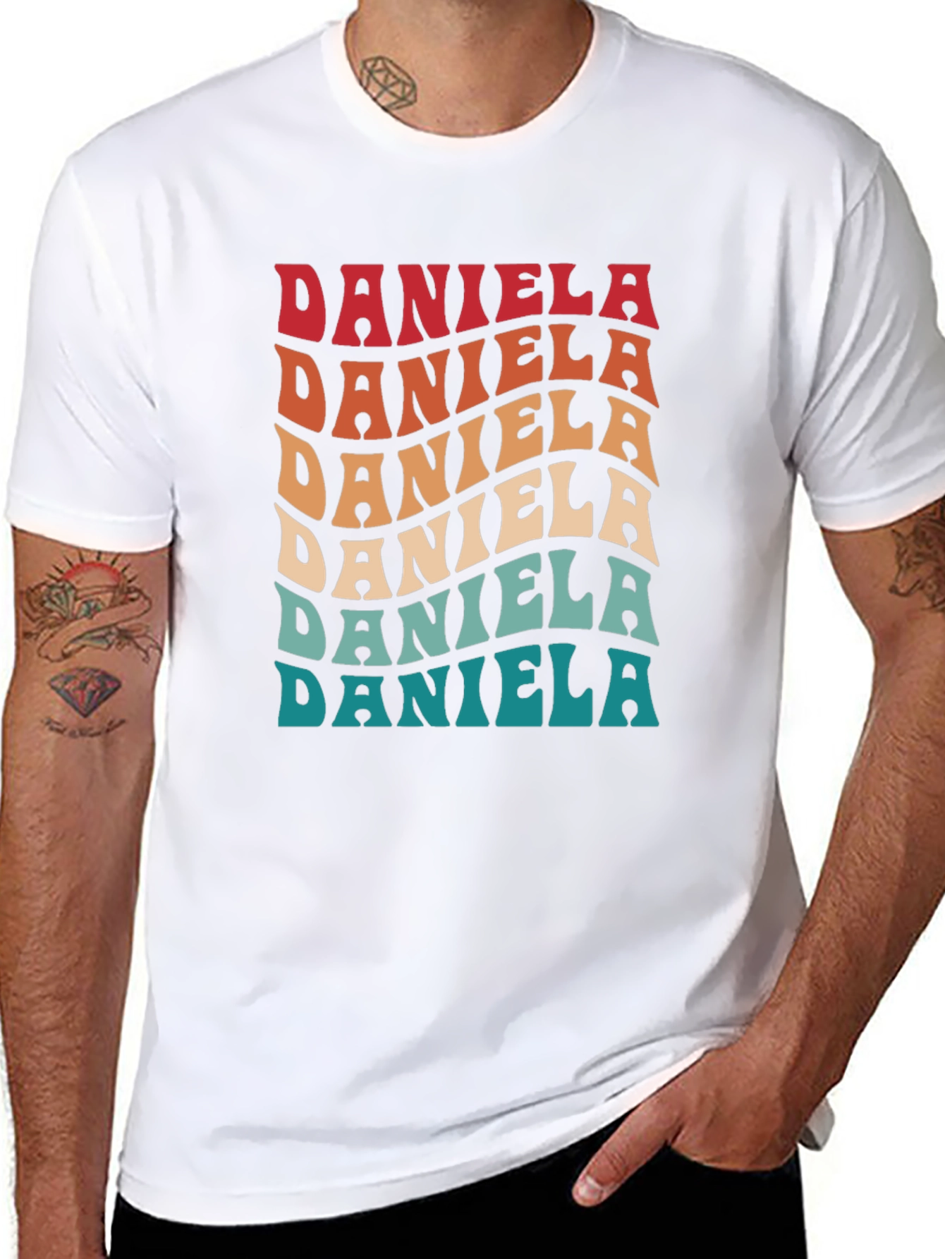 Daniela Retro Style Graphic T-Shirt