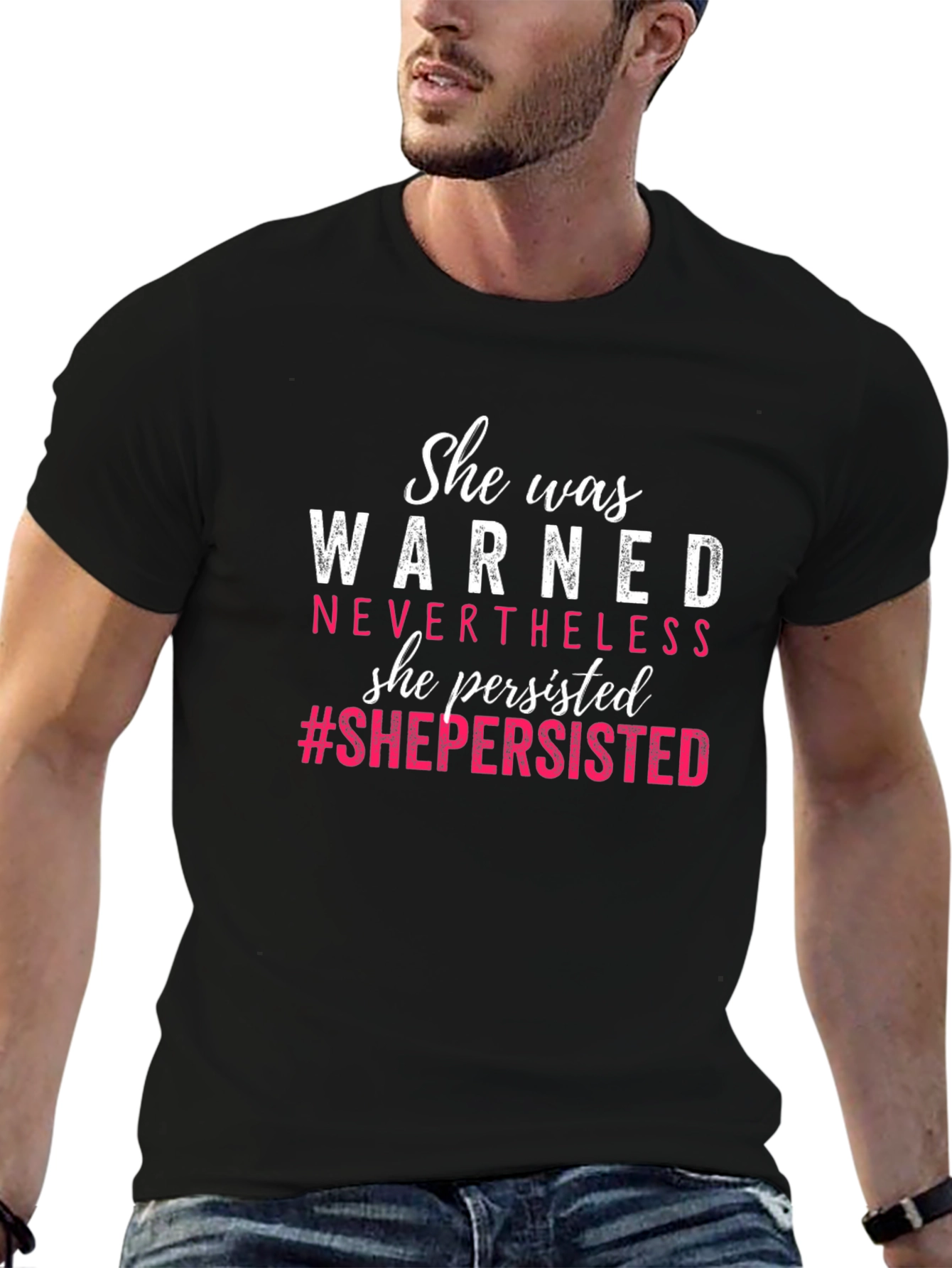 She Persisted T-Shirt - Empowering Womens Tee