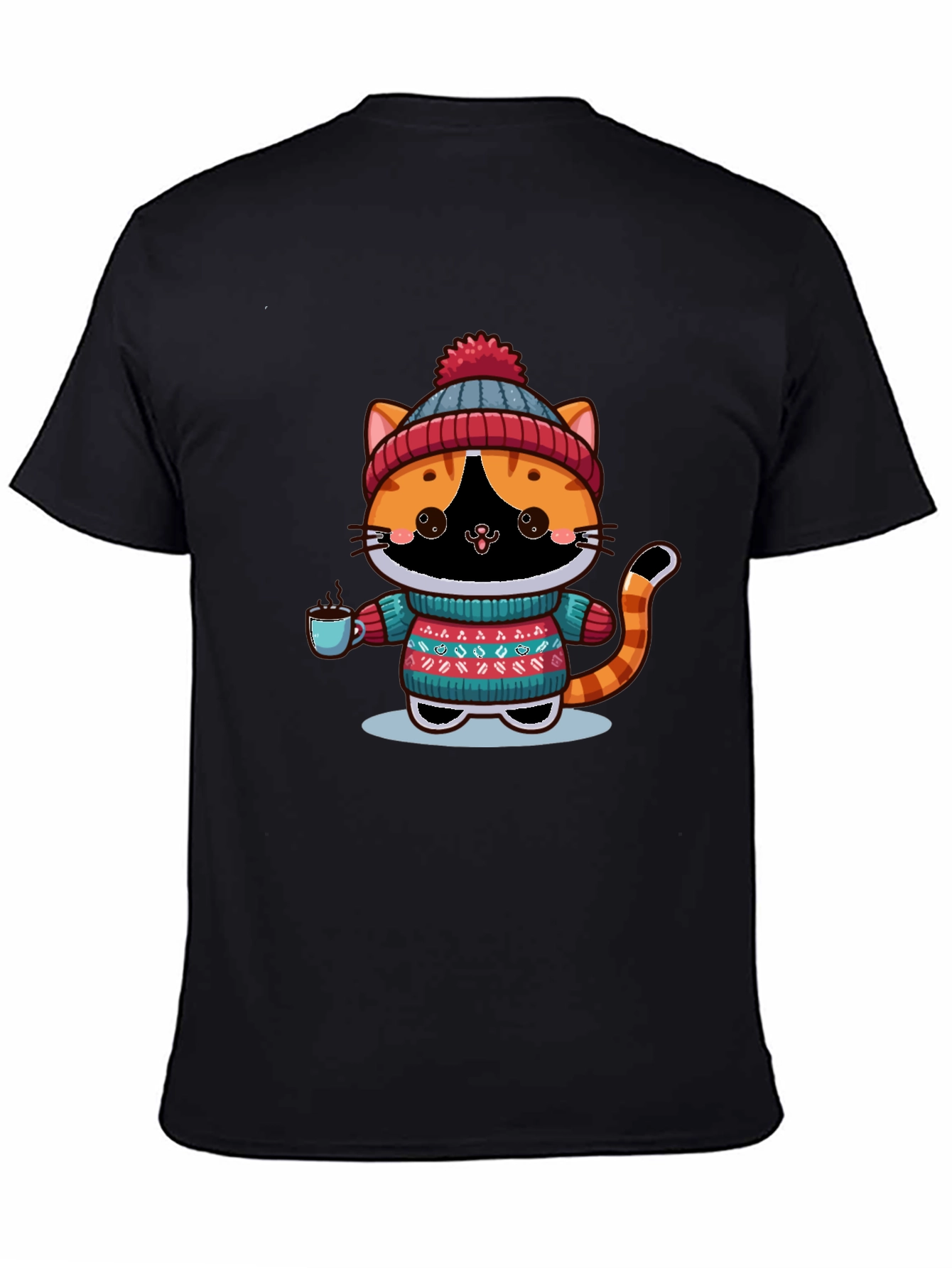 Cozy Winter Cat T-Shirt