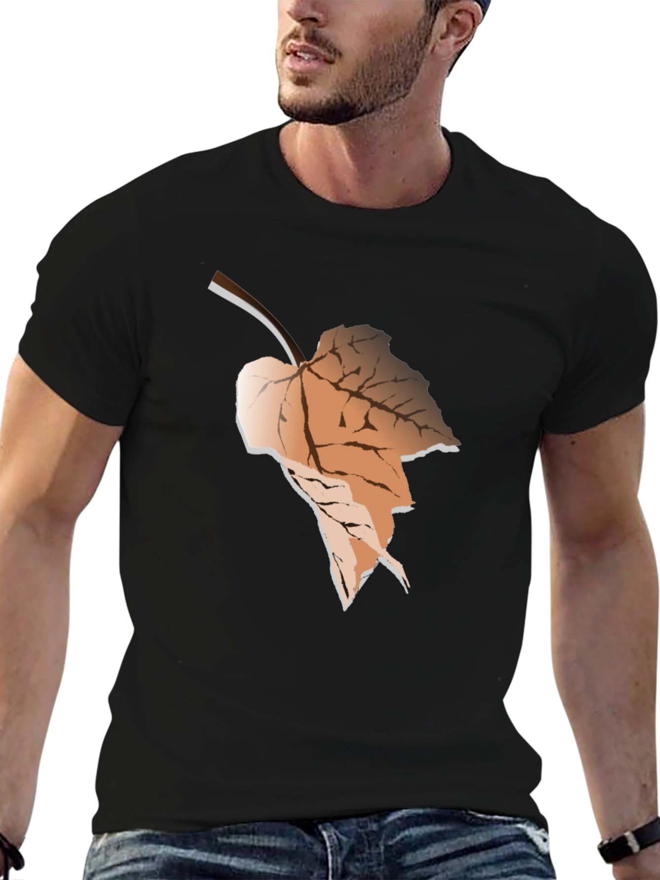 Autumn Leaf Graphic T-Shirt - Stylish and Comfortable