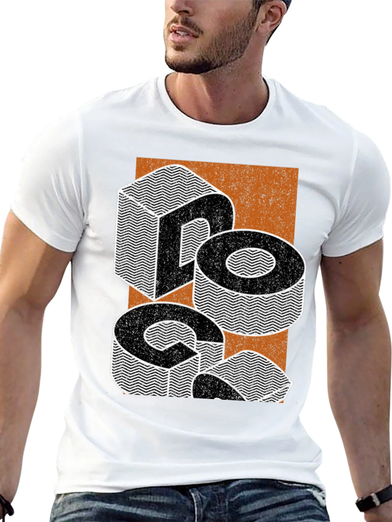 Cool Graphic Tee - Optical Illusion Design