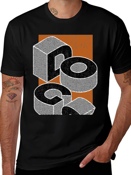 Cool Graphic Tee - Optical Illusion Design