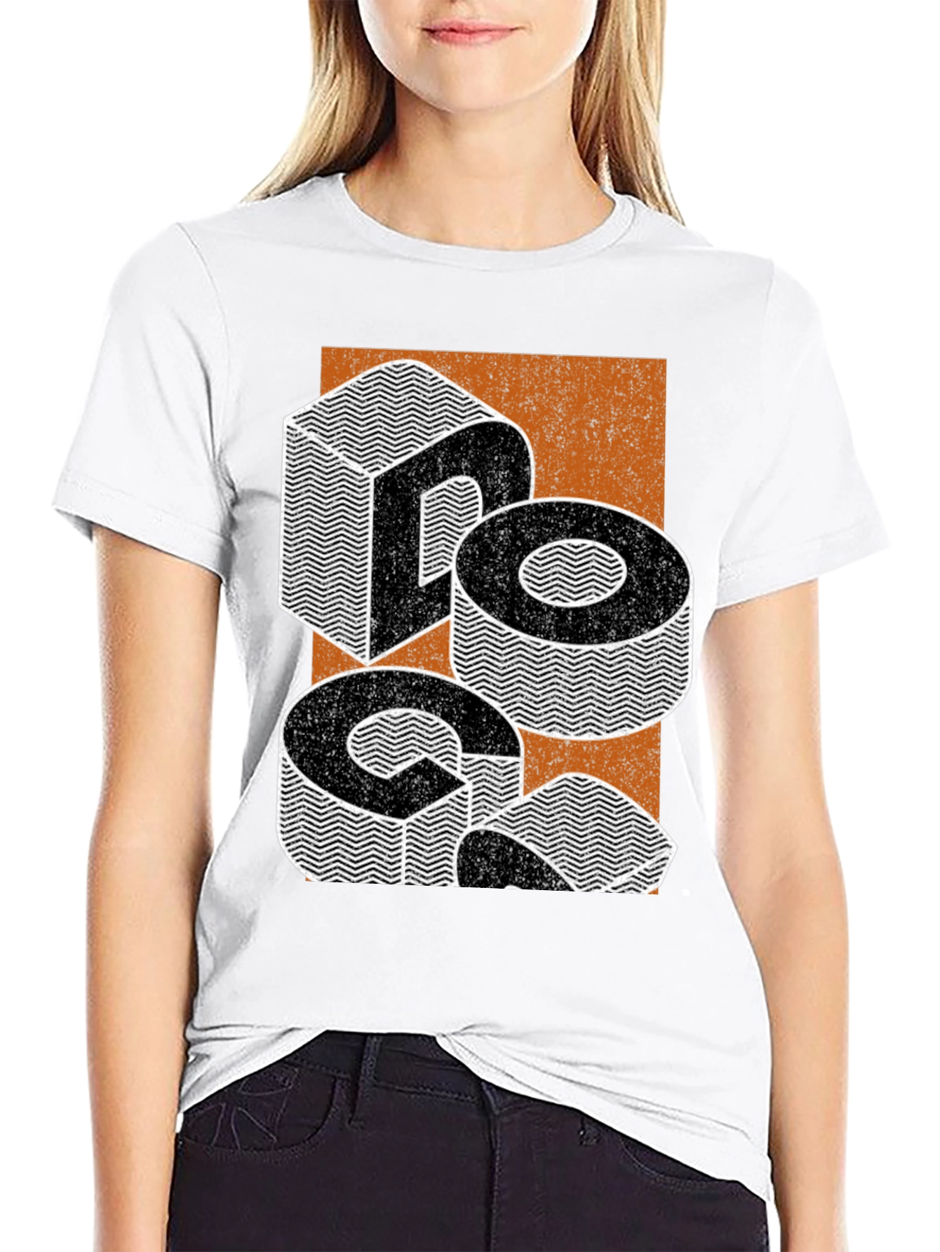 Cool Graphic Tee - Optical Illusion Design