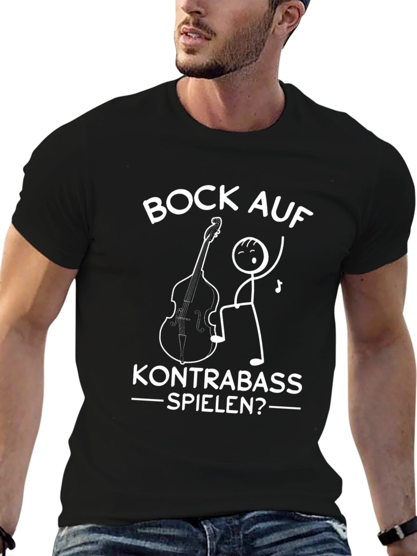 Bock Auf Kontrabass Spielen? T-Shirt