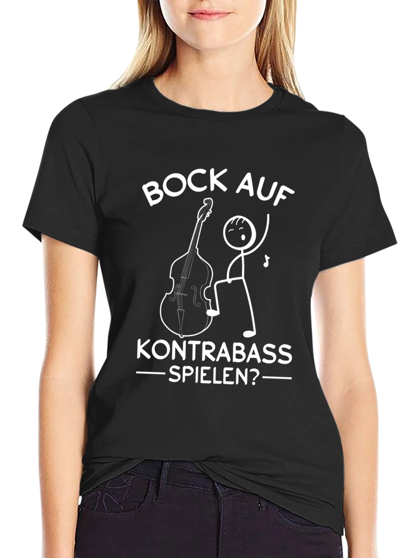 Bock Auf Kontrabass Spielen? T-Shirt