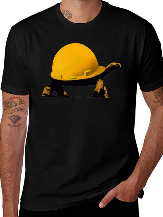 Construction Turtle T-Shirt - Funny Hard Hat Tee