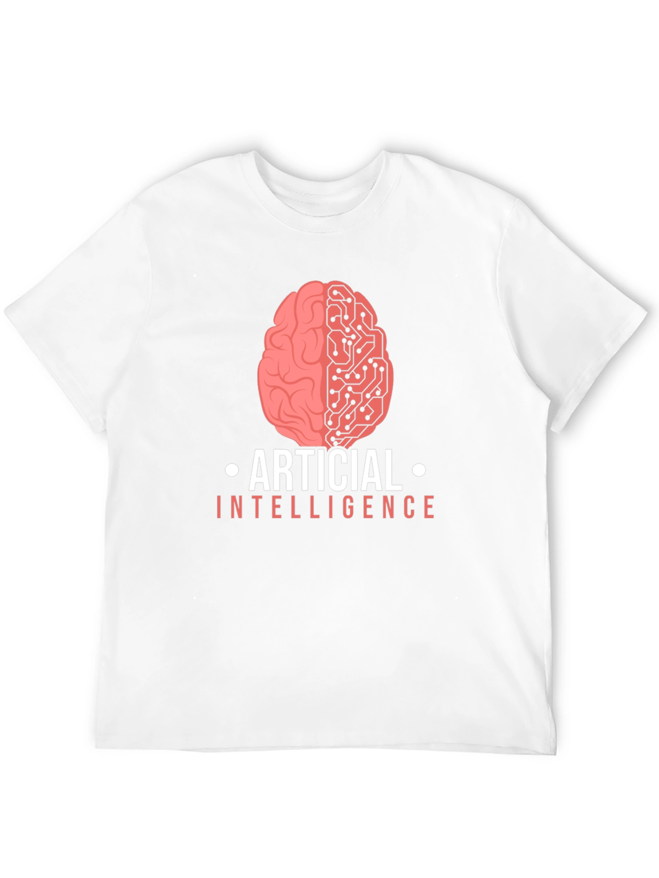 Artificial Intelligence Brain Graphic T-Shirt