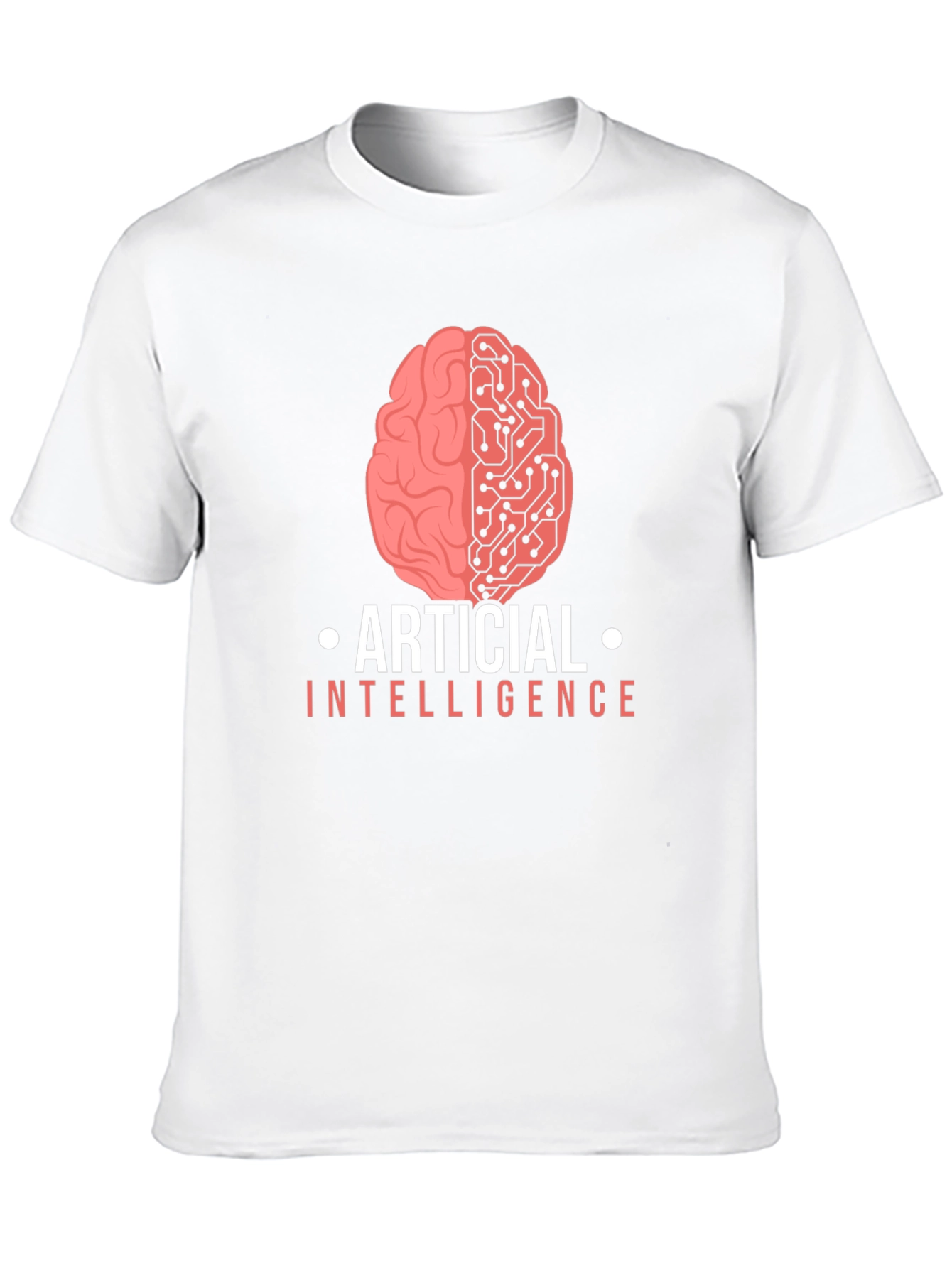 Artificial Intelligence Brain Graphic T-Shirt