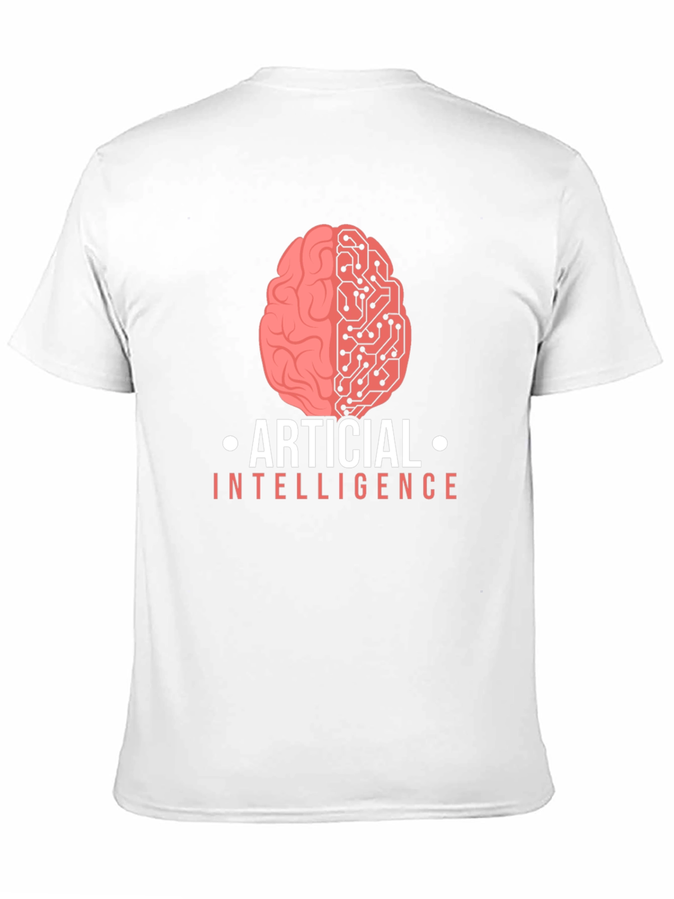 Artificial Intelligence Brain Graphic T-Shirt
