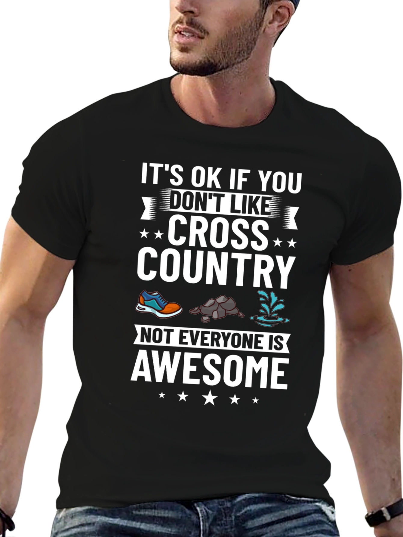 Cross Country Running Graphic T-Shirt