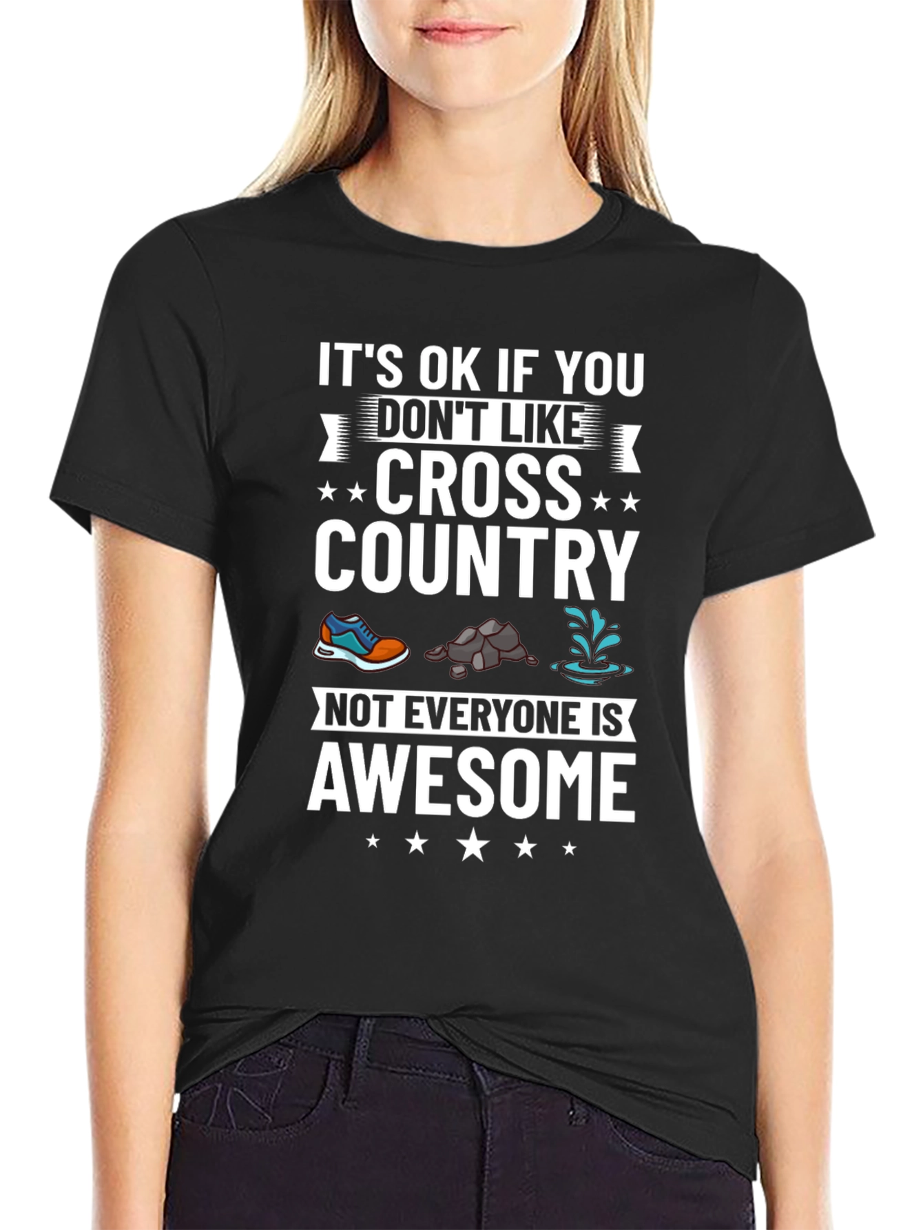 Cross Country Running Graphic T-Shirt