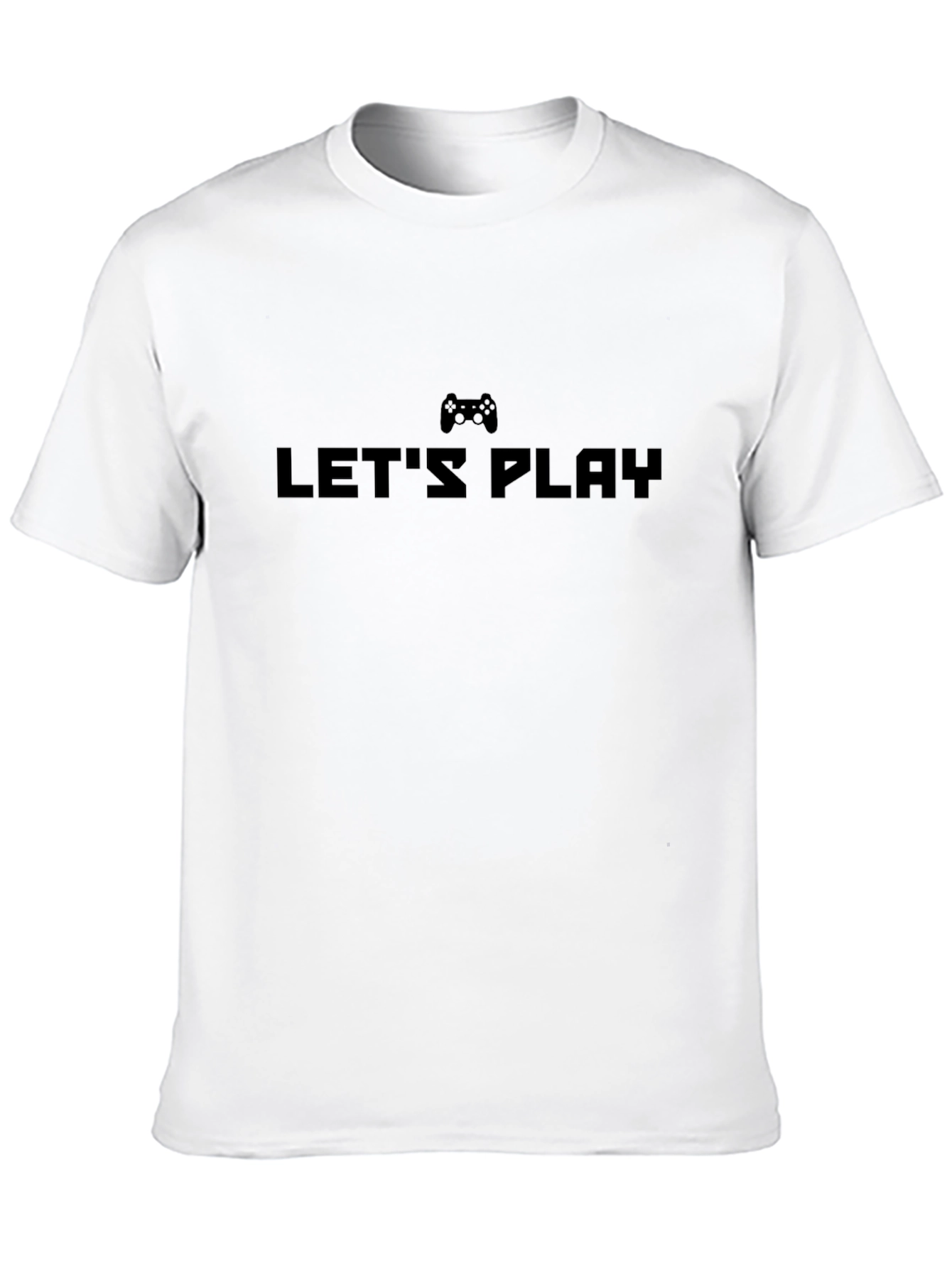 Lets Play Gamer T-Shirt - Black