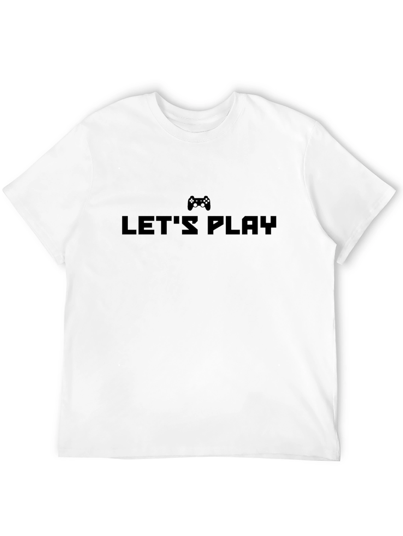 Lets Play Gamer T-Shirt - Black