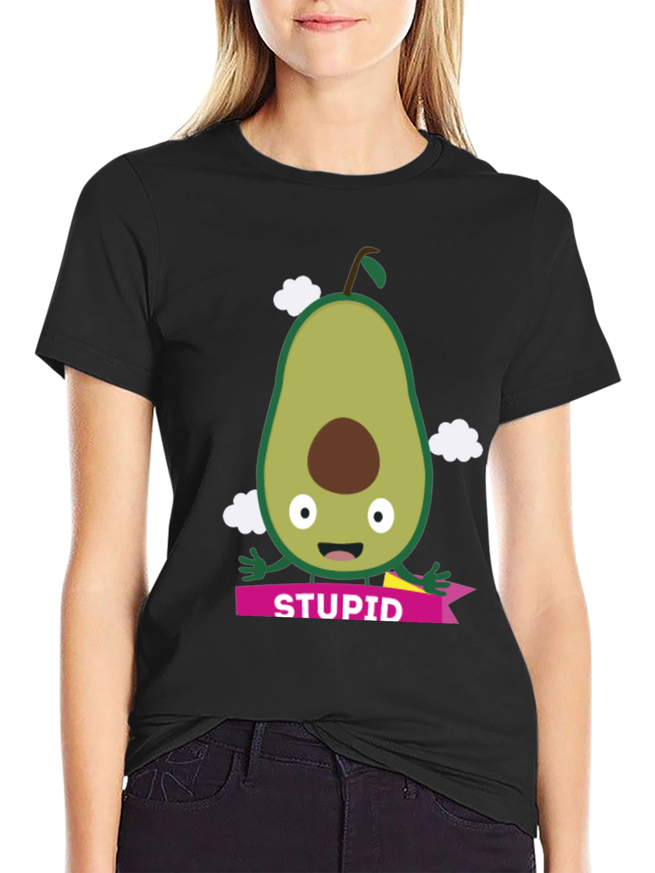 Funny Avocado Stupid Pun Graphic Tee
