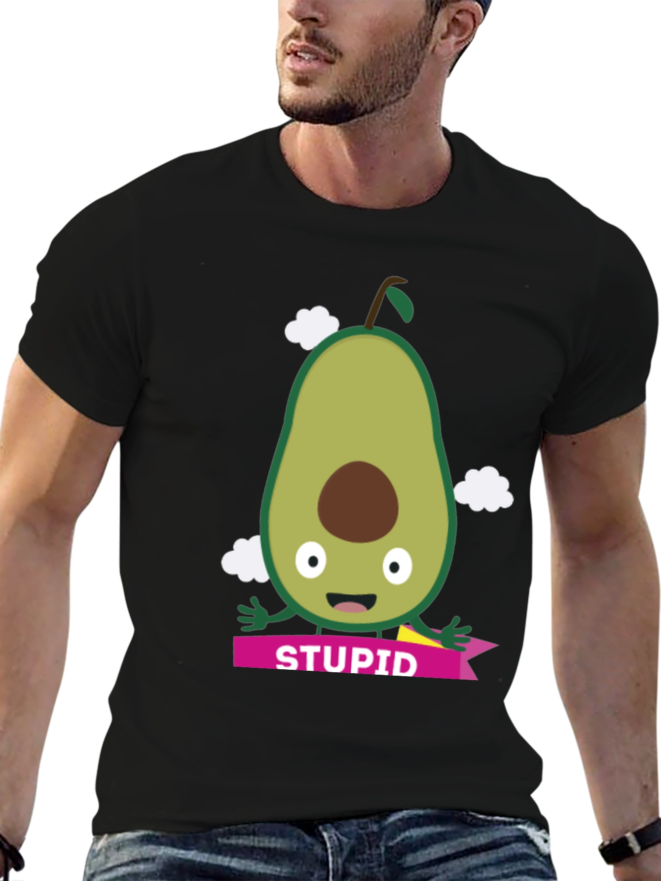 Funny Avocado Stupid Pun Graphic Tee