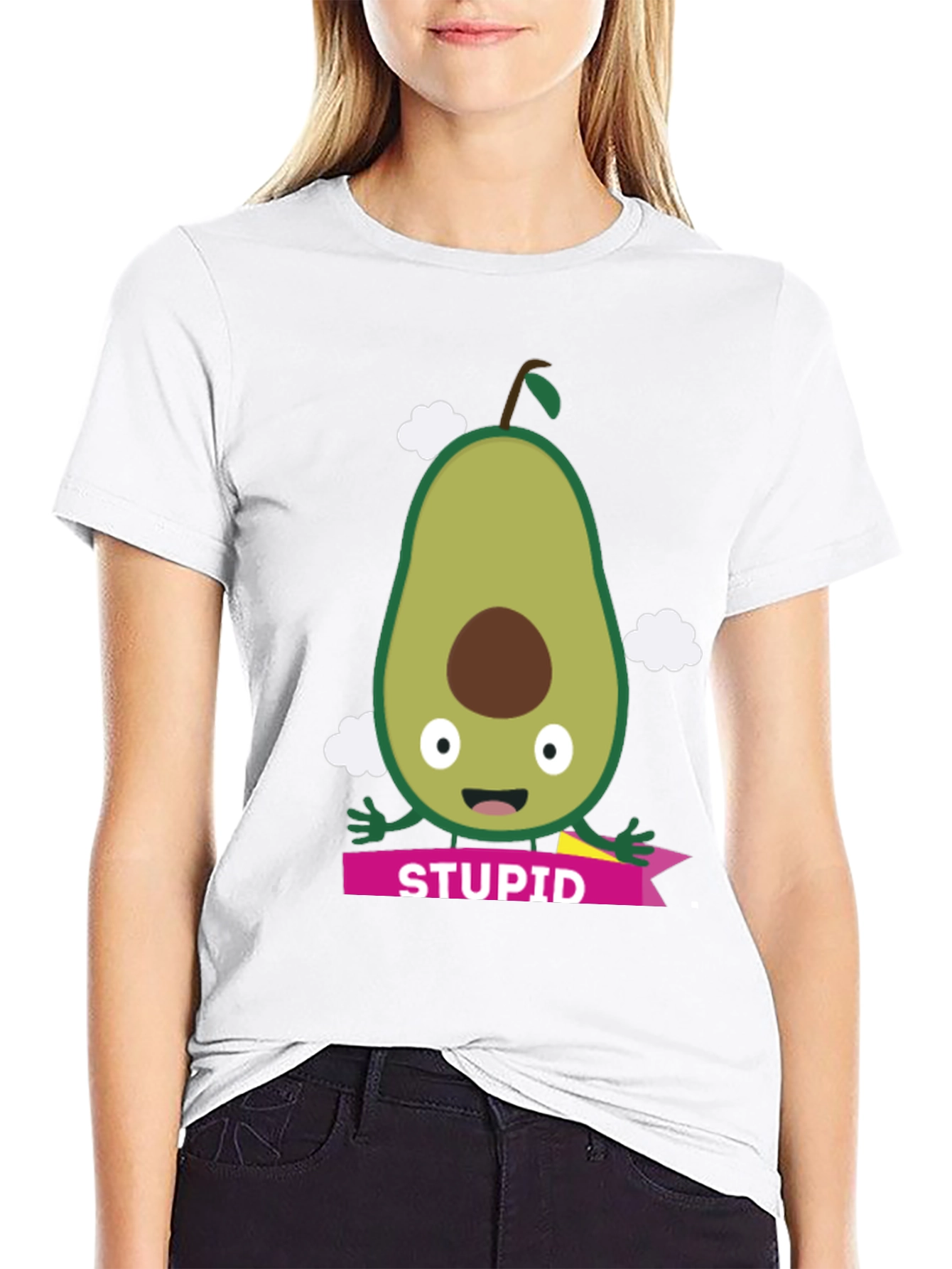 Funny Avocado Stupid Pun Graphic Tee