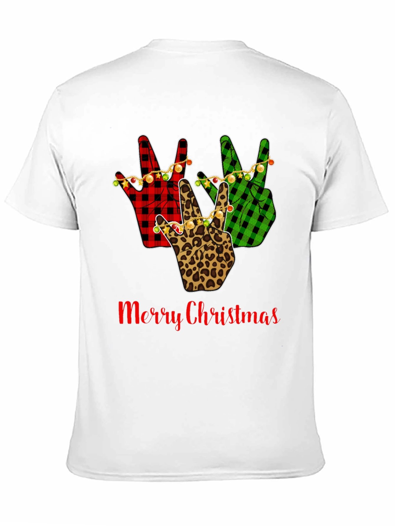 Merry Christmas Peace Sign T-Shirt