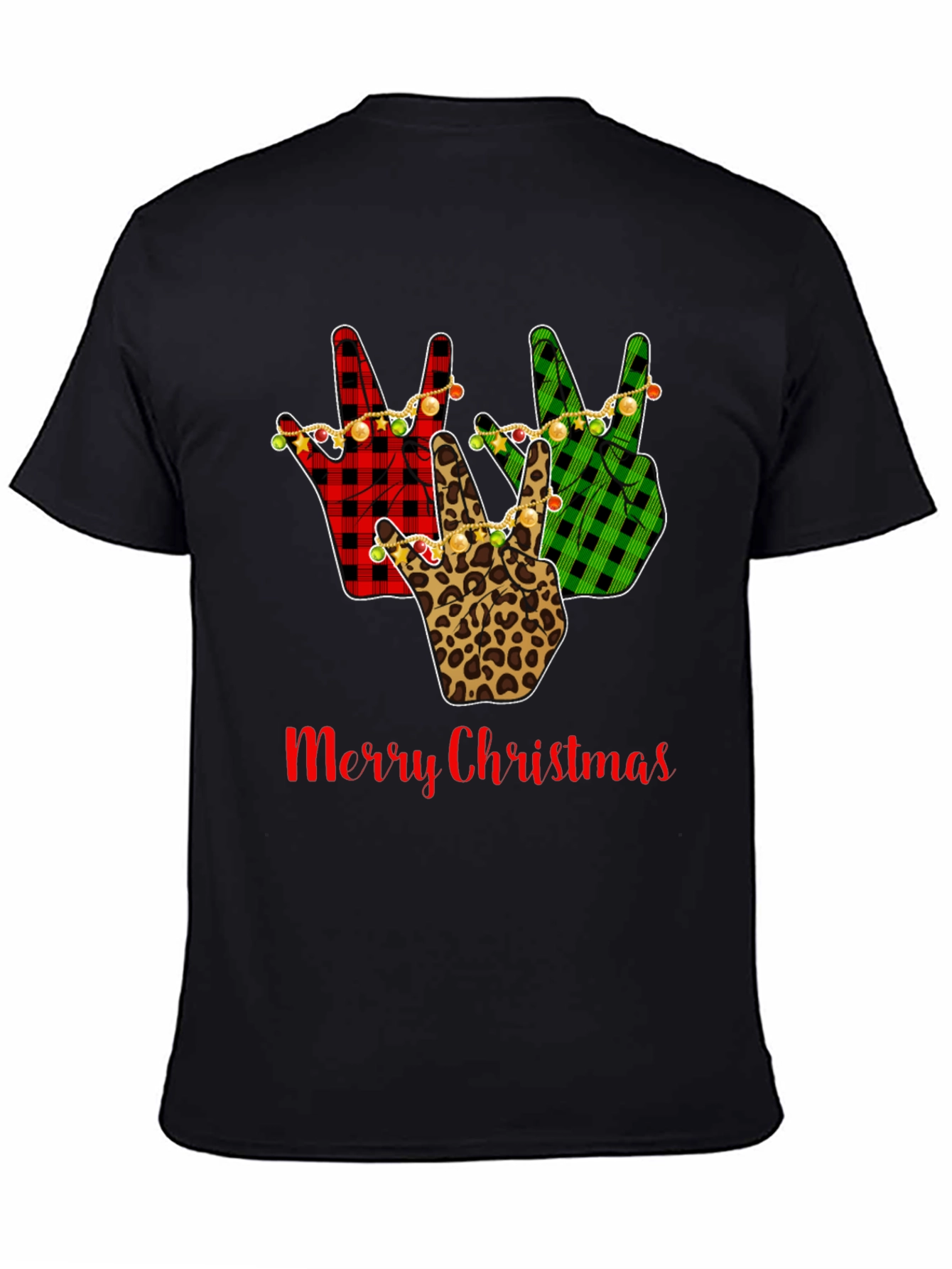 Merry Christmas Peace Sign T-Shirt