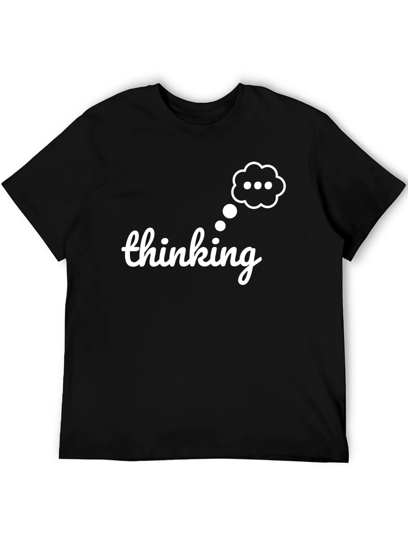 Thinking T-Shirt - Mens Funny Graphic Tee
