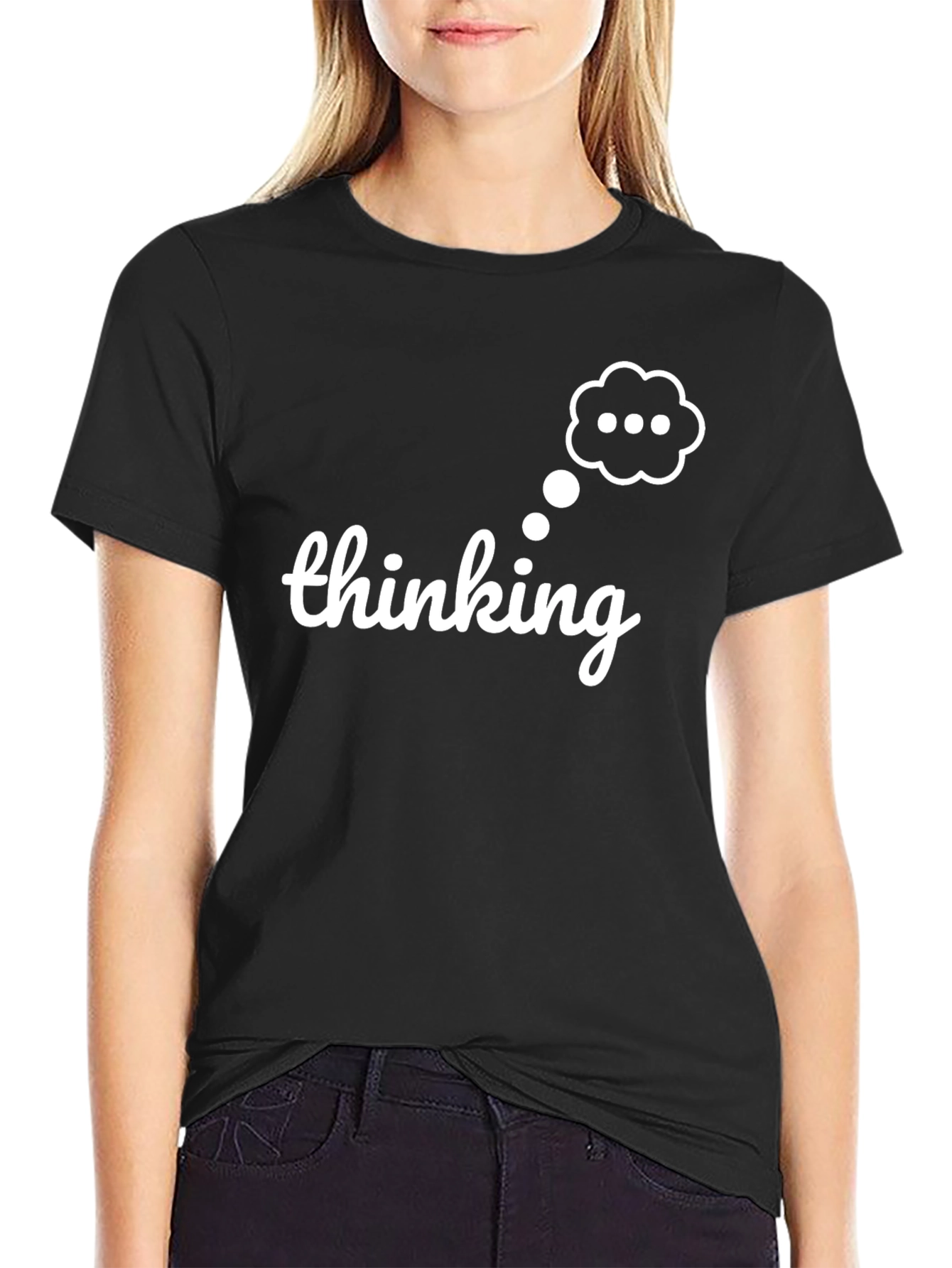 Thinking T-Shirt - Mens Funny Graphic Tee