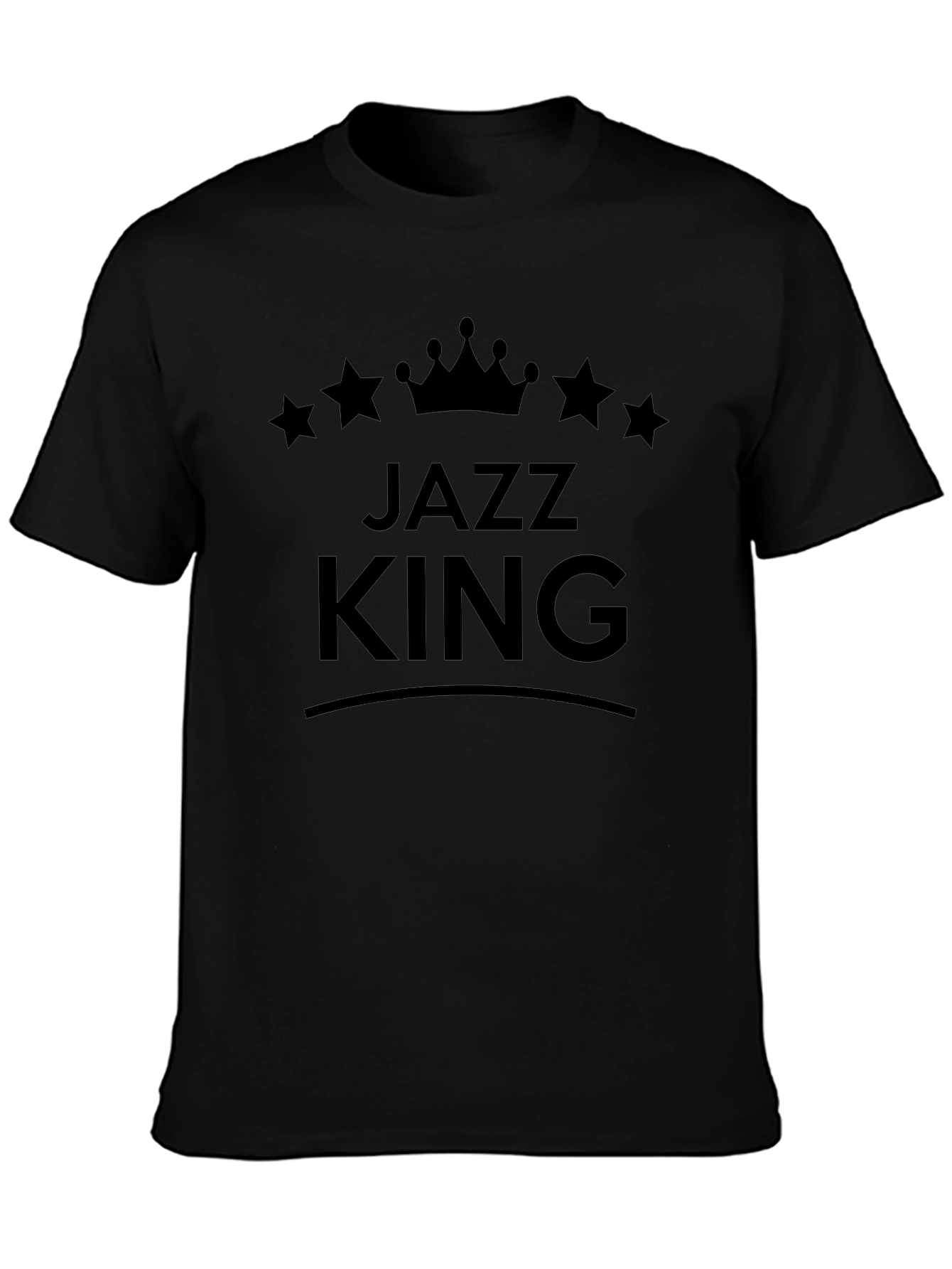 Jazz King Black Graphic Tee