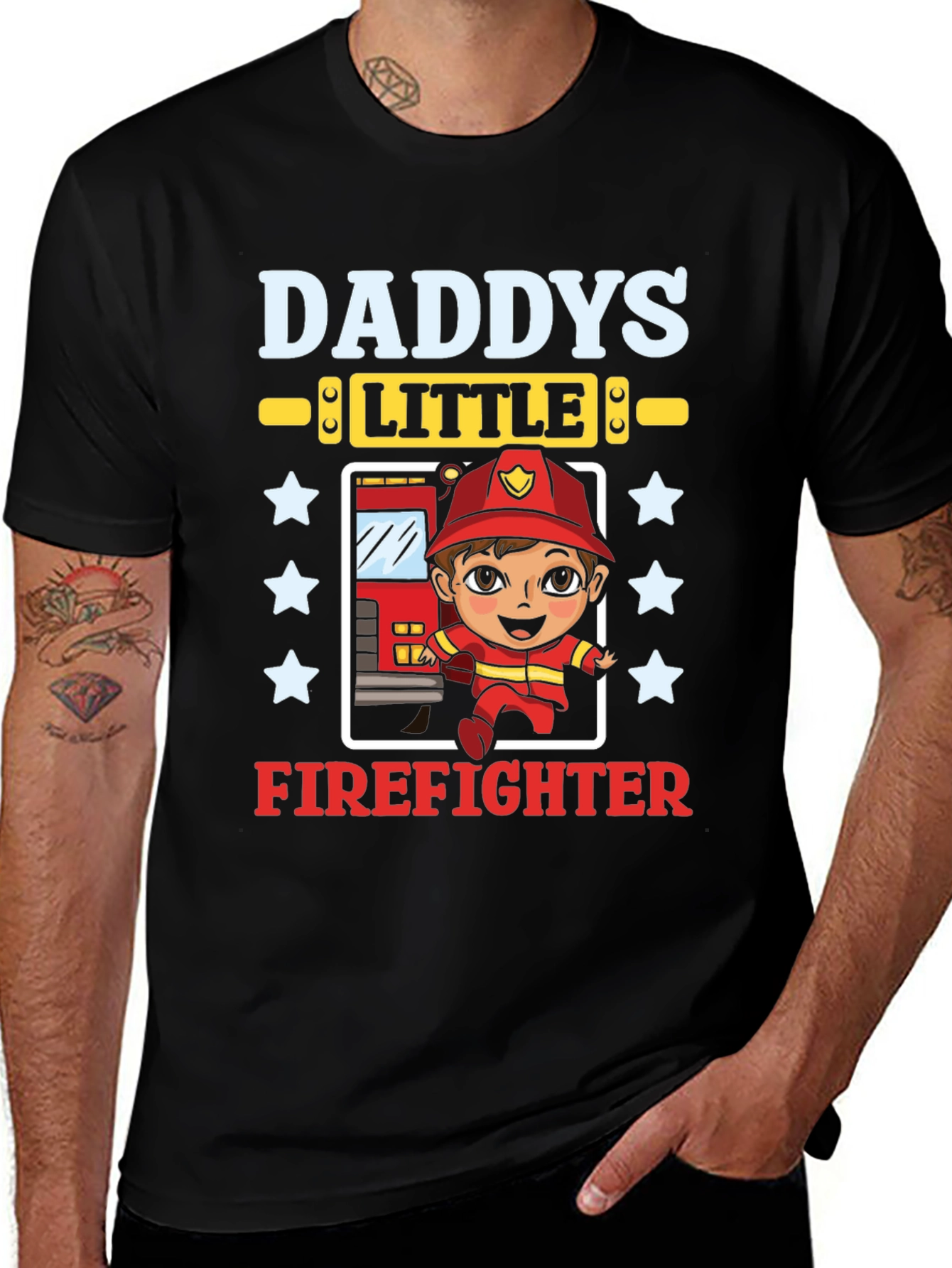Daddys Little Firefighter T-Shirt