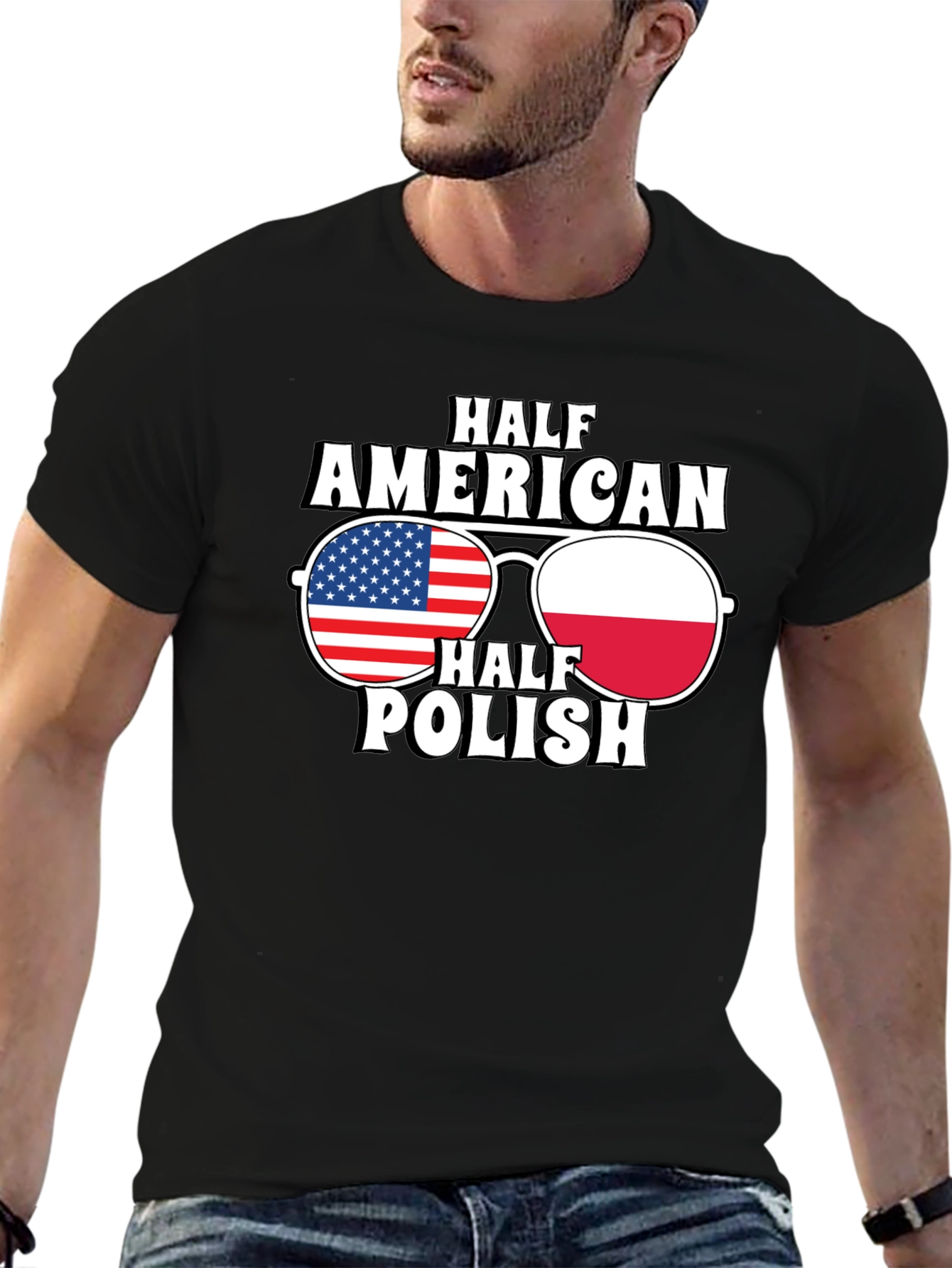 Half American Half Polish T-Shirt