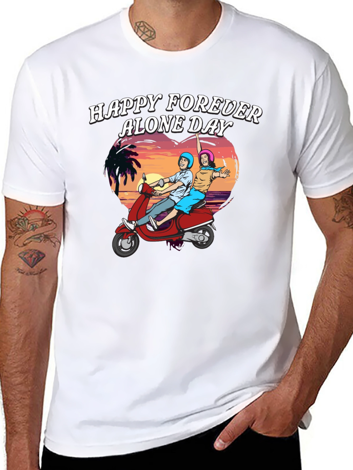 Funny Happy Forever Alone Day T-Shirt