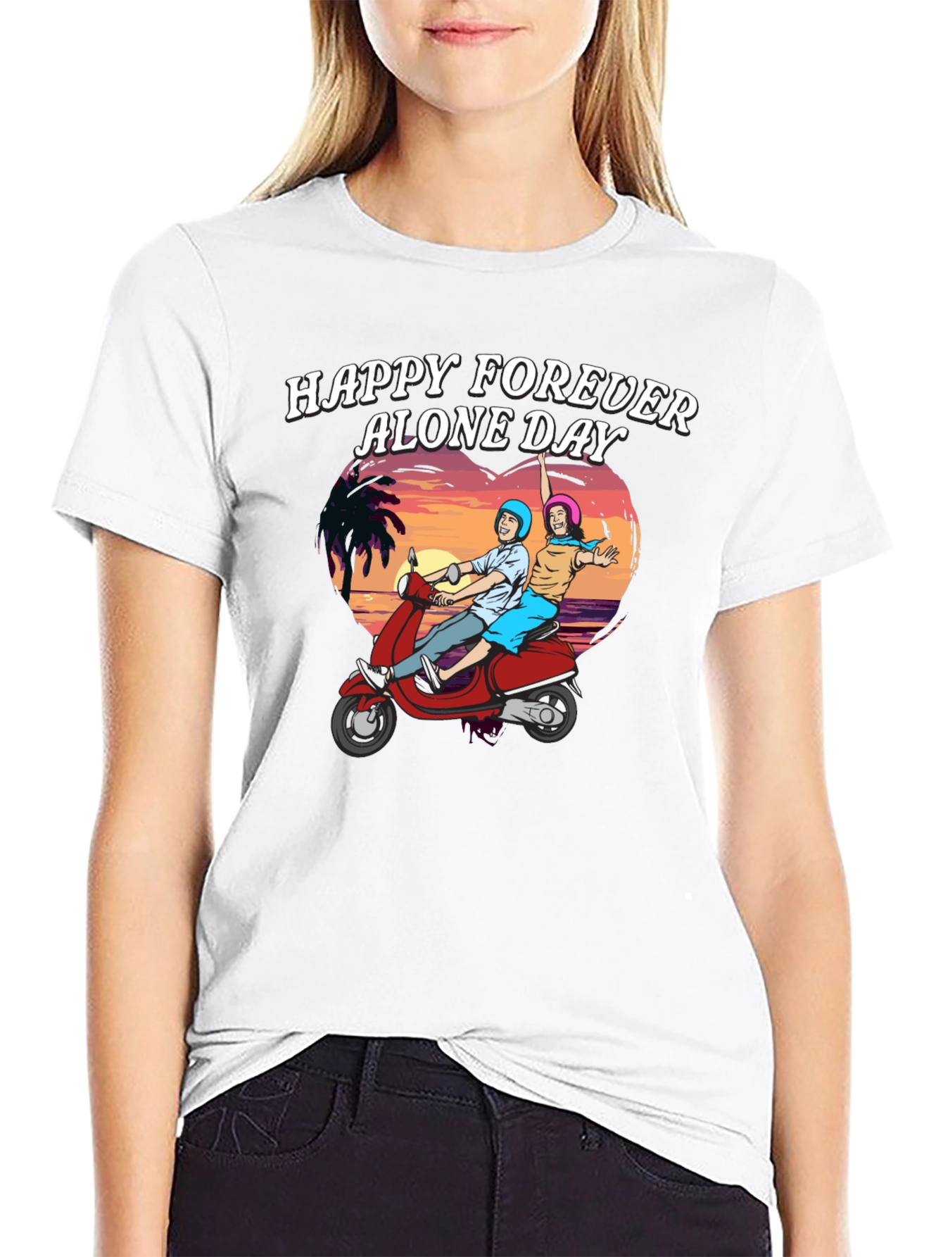 Funny Happy Forever Alone Day T-Shirt