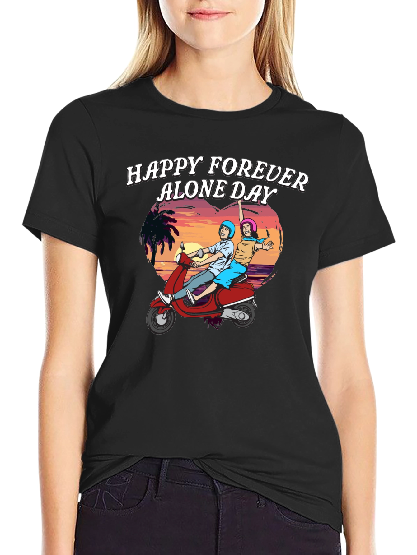 Funny Happy Forever Alone Day T-Shirt