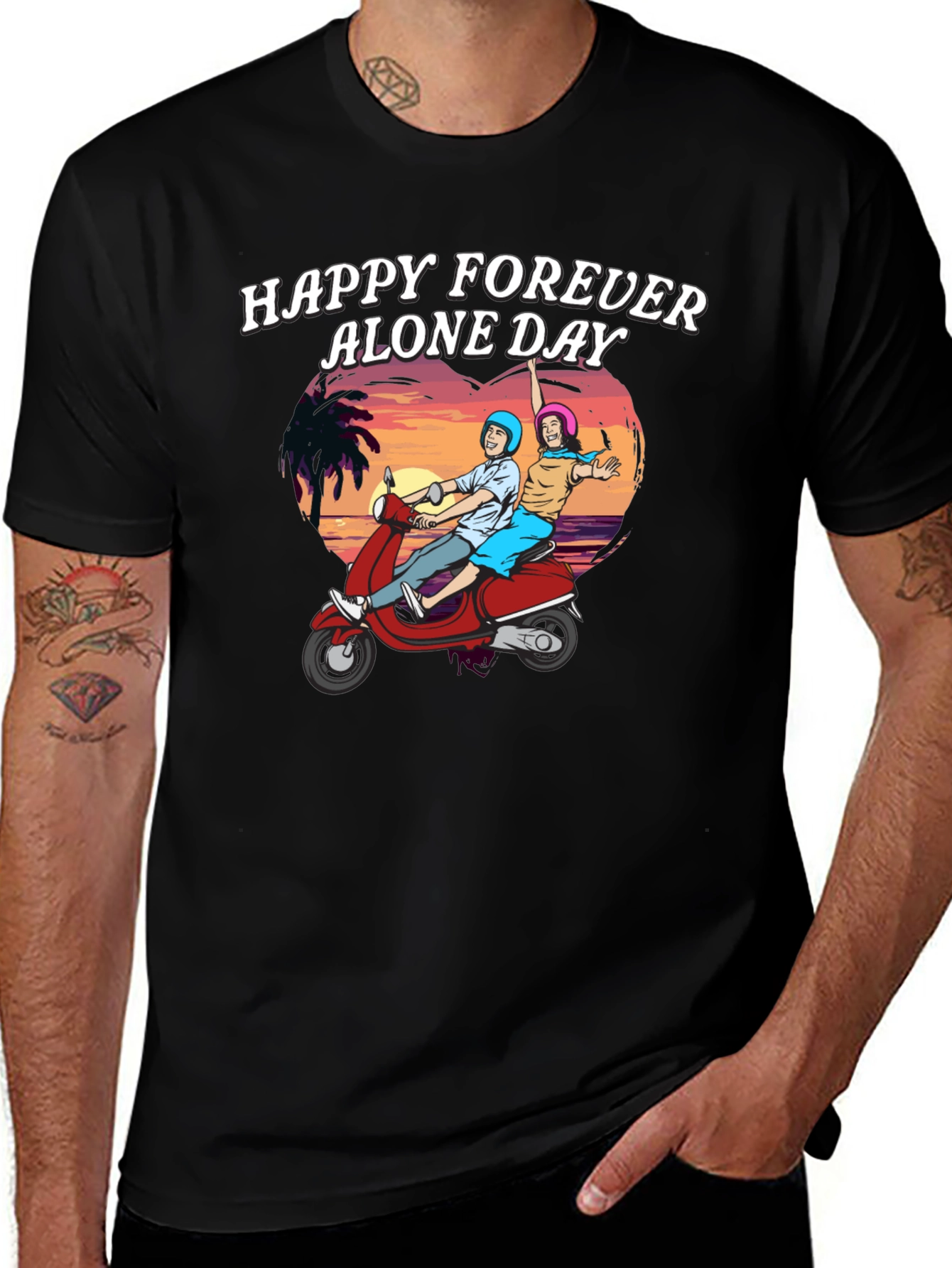 Funny Happy Forever Alone Day T-Shirt