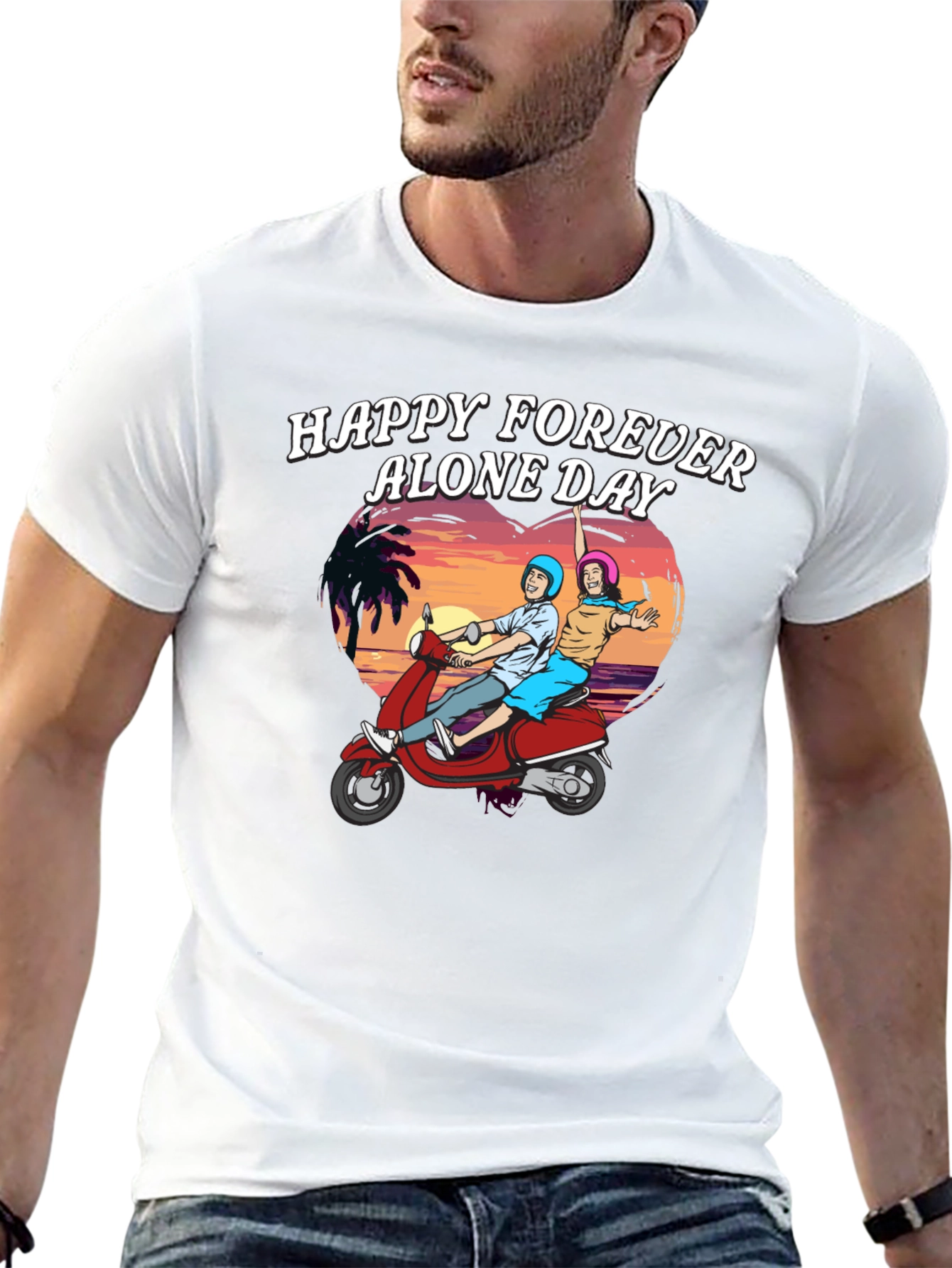 Funny Happy Forever Alone Day T-Shirt