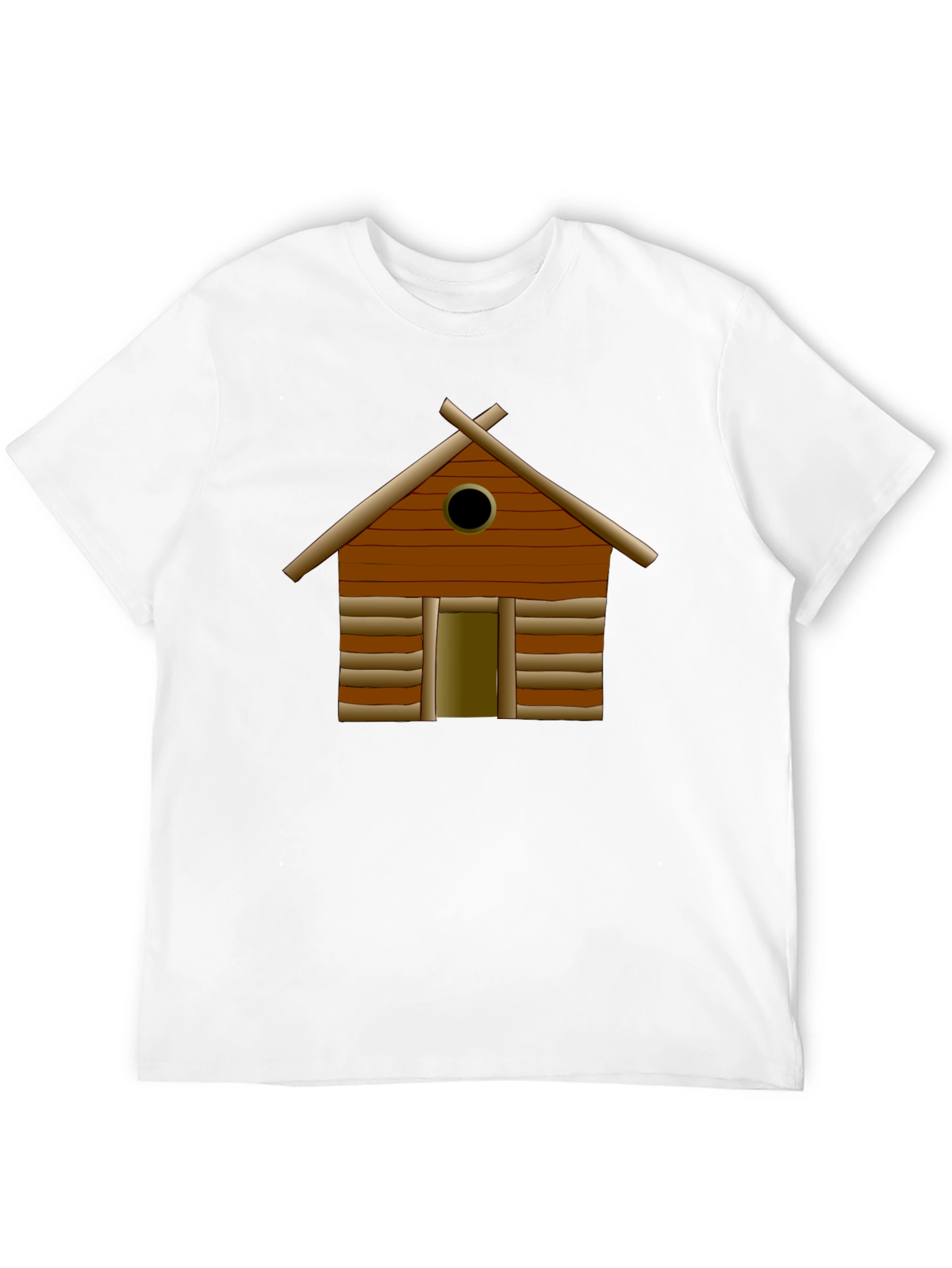 Log Cabin Graphic Tee - Classic Black