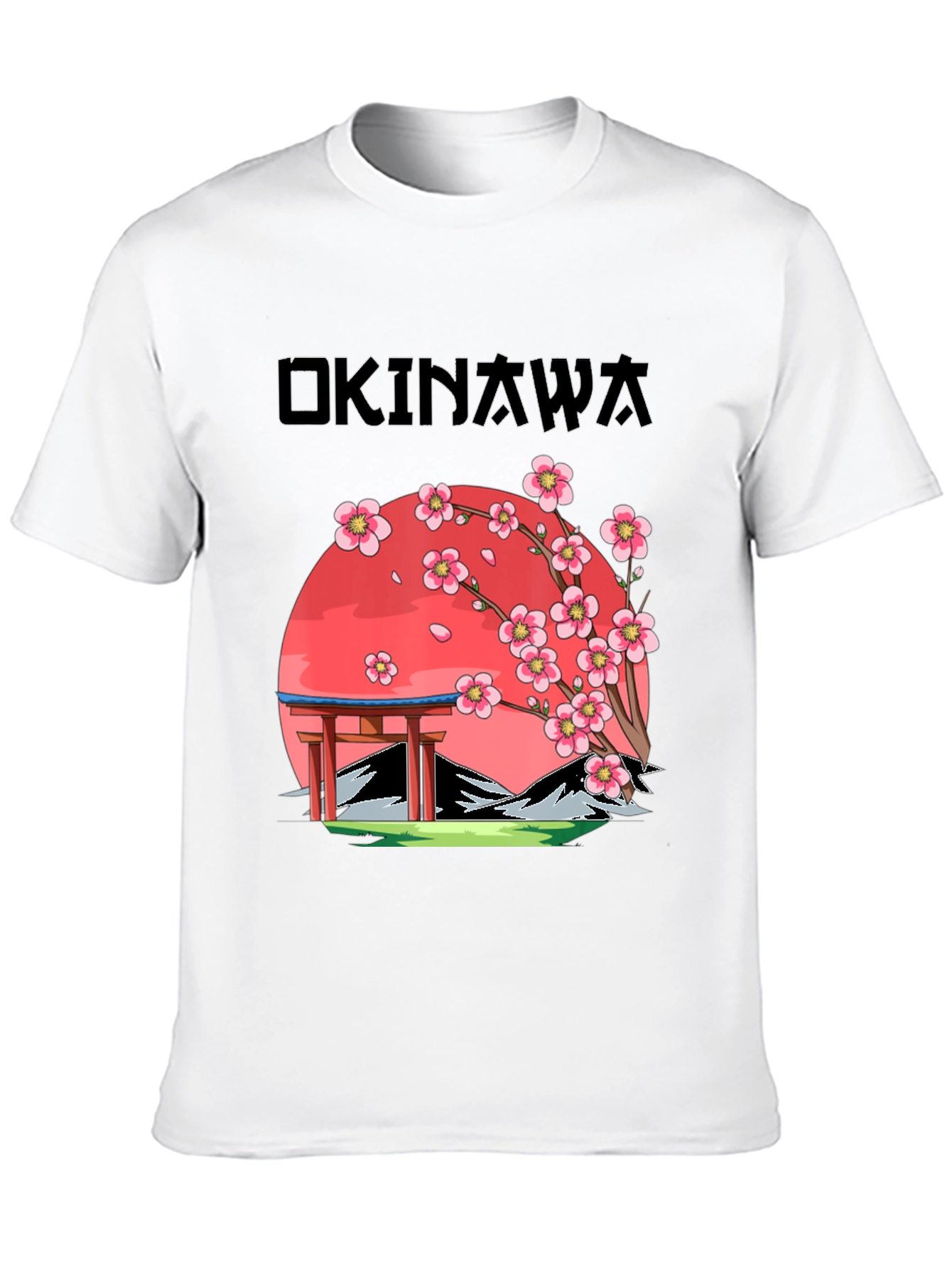 Okinawa Japan Cherry Blossom T-Shirt