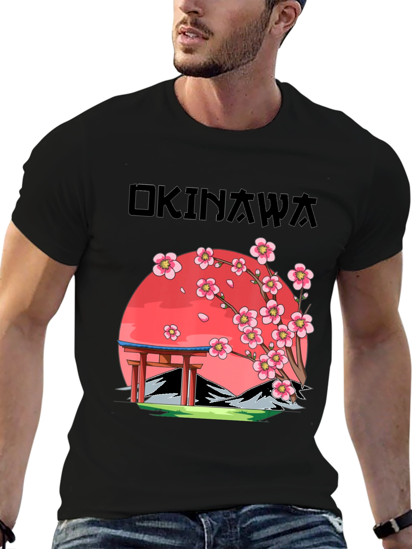 Okinawa Japan Cherry Blossom T-Shirt