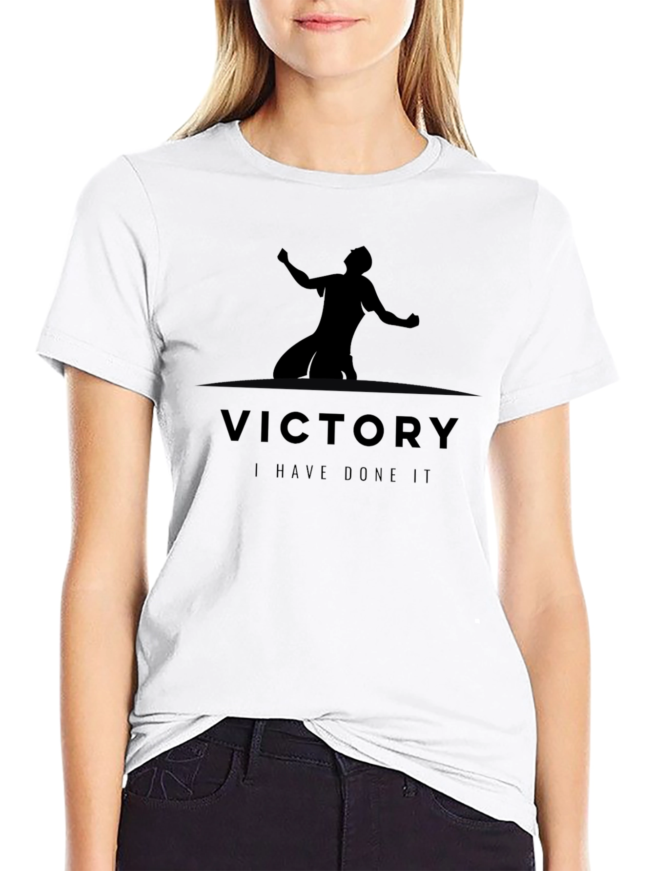 Victory Achieved Graphic T-Shirt - Black