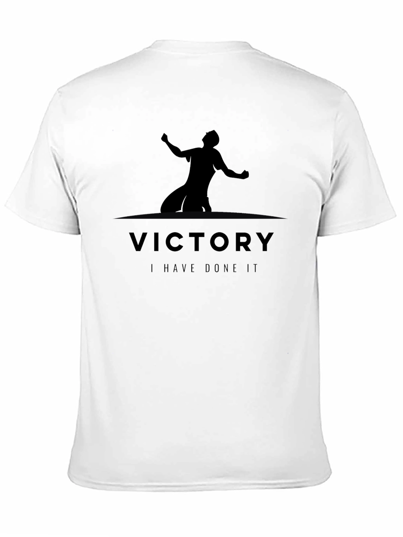 Victory Achieved Graphic T-Shirt - Black