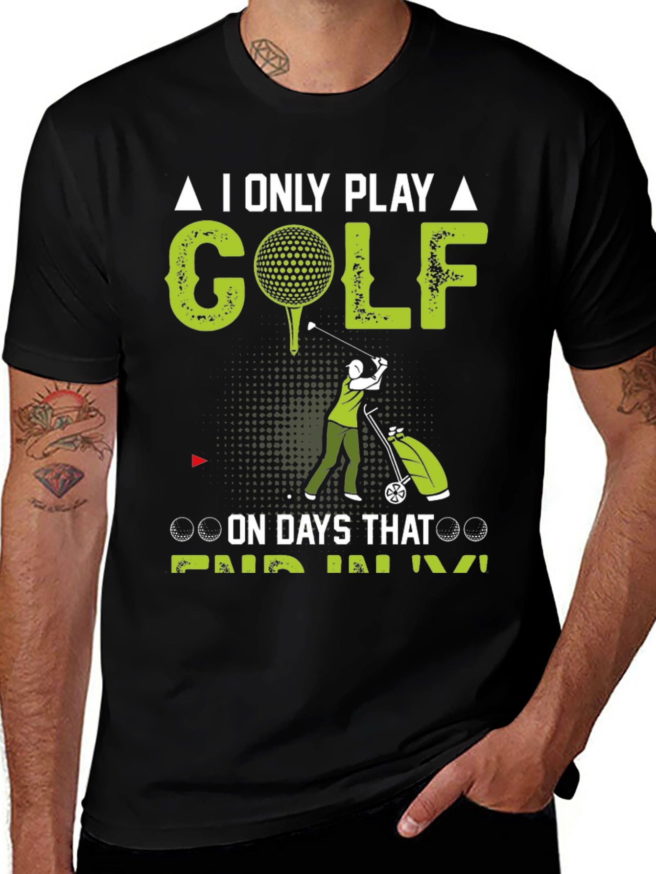 Golf Days T-Shirt - Novelty Golfing Tee