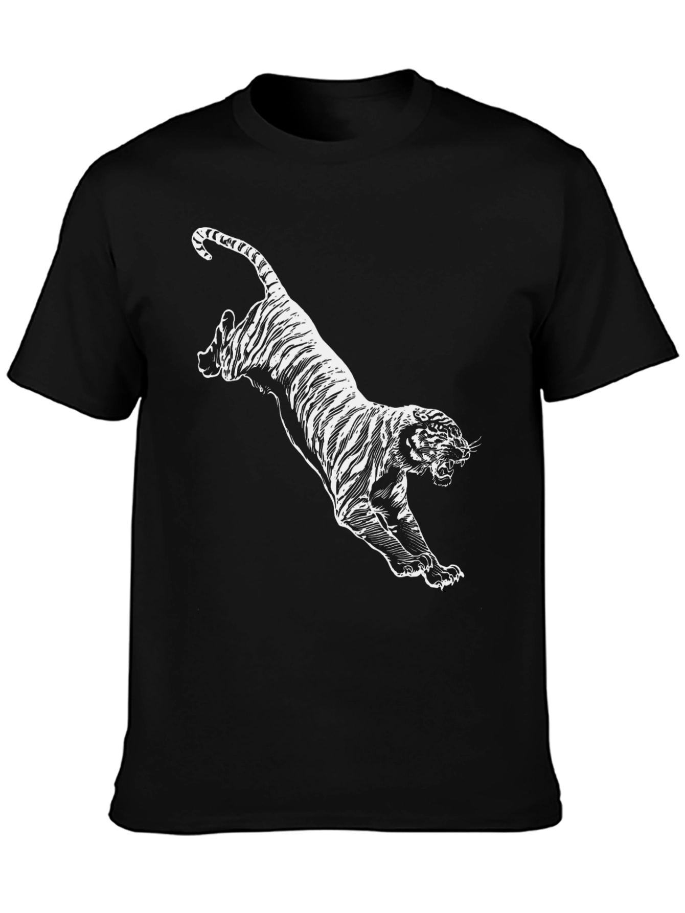 Black Tiger Graphic Tee