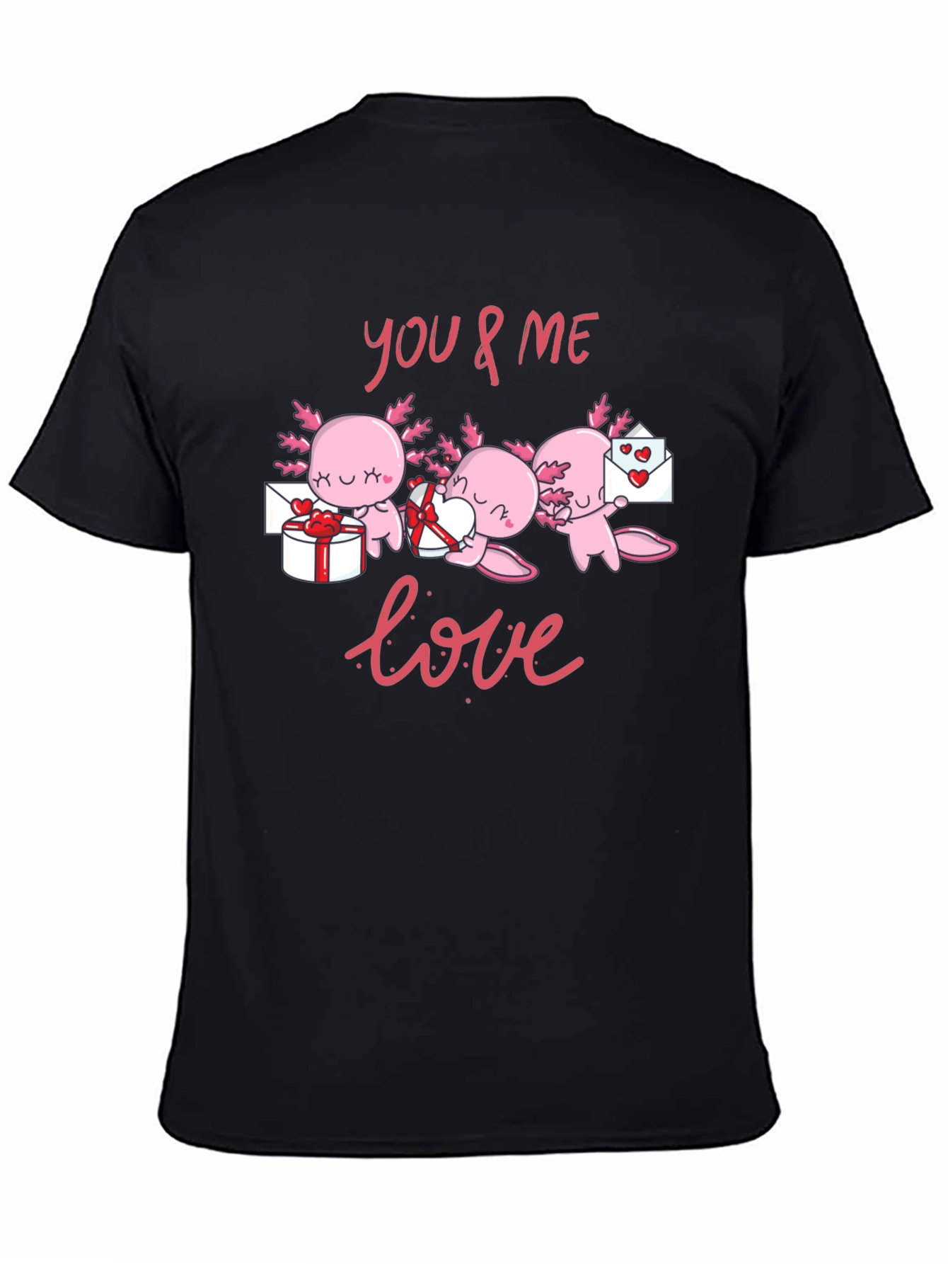 Axolotl Love T-Shirt - Valentines Day Cute