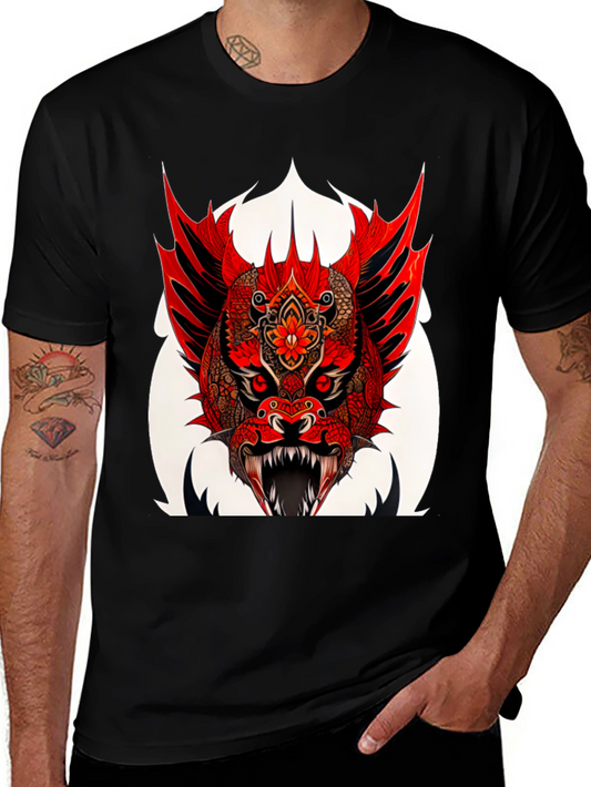 Red Dragon Graphic T-Shirt