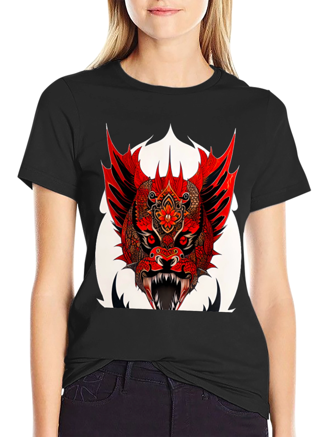 Red Dragon Graphic T-Shirt