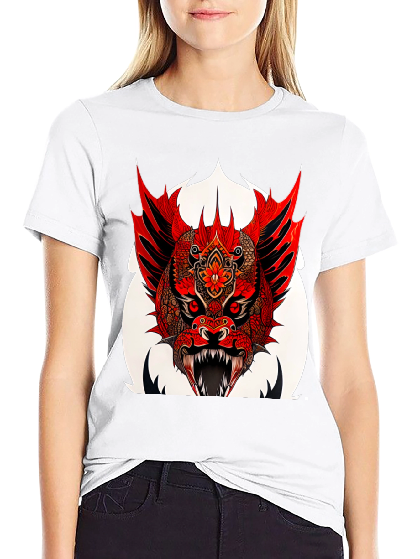 Red Dragon Graphic T-Shirt