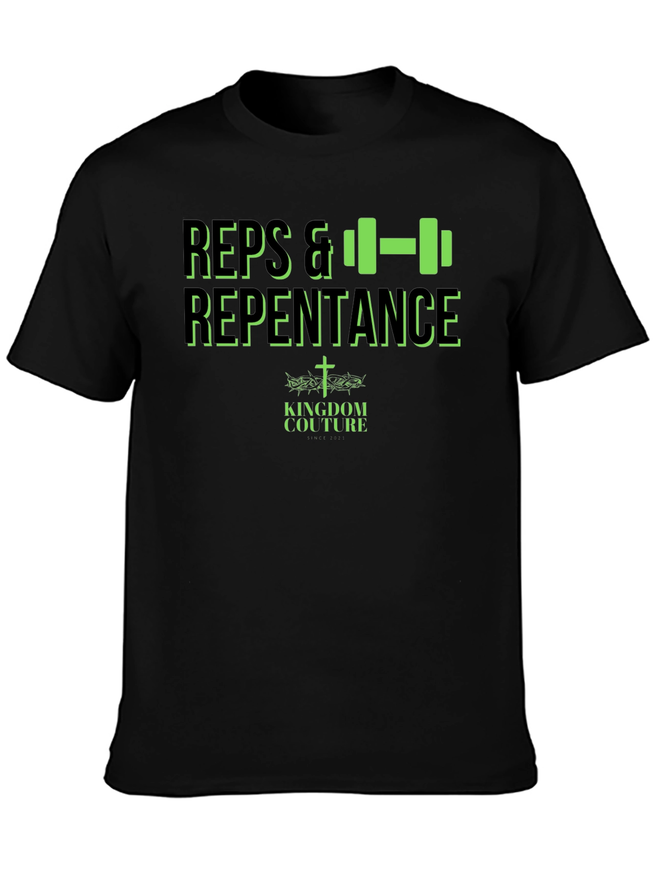 Reps & Repentance Graphic T-Shirt - Black